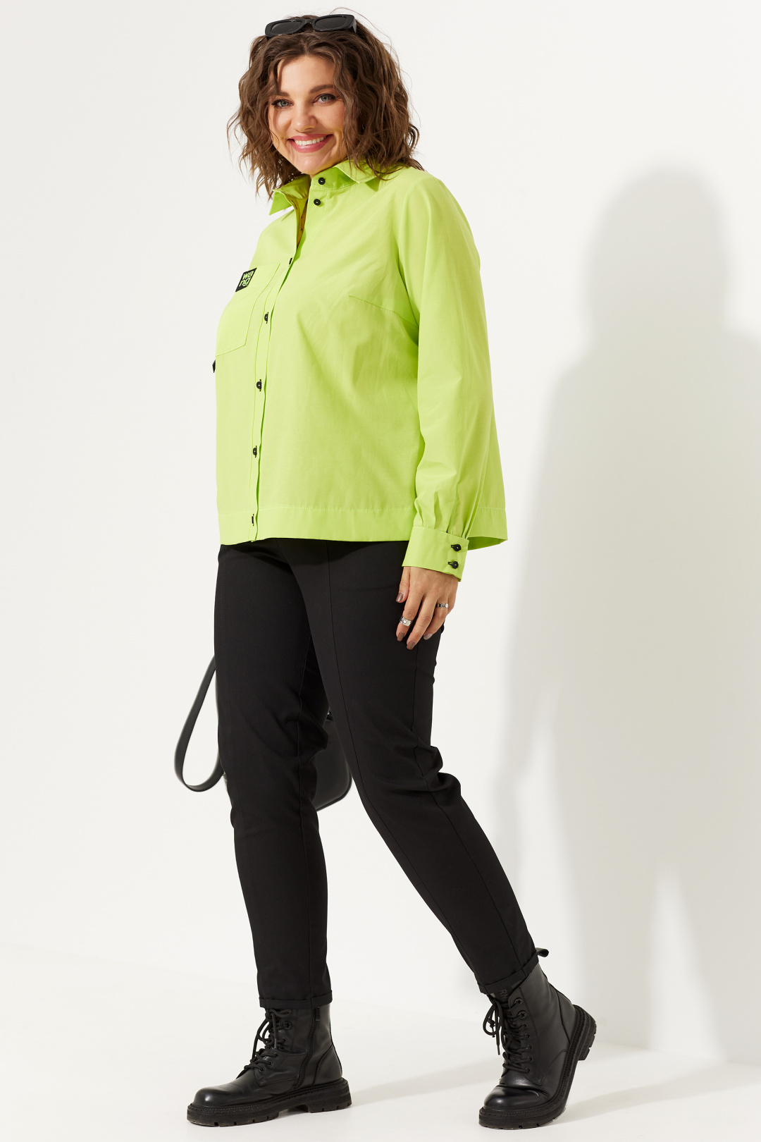 Блузка BegiModa 4102 неон - фото 3