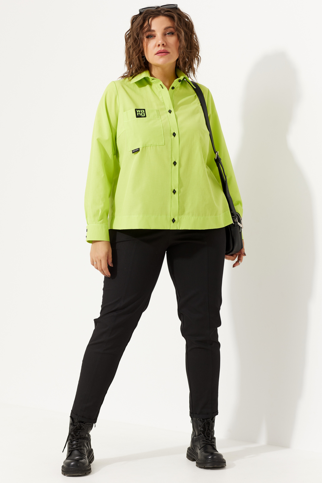 Блузка BegiModa 4102 неон - фото 4