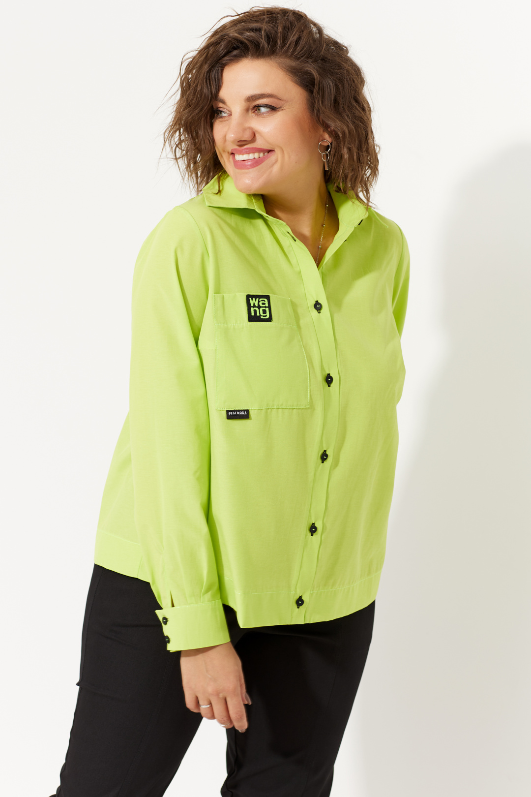 Блузка BegiModa 4102 неон - фото 5