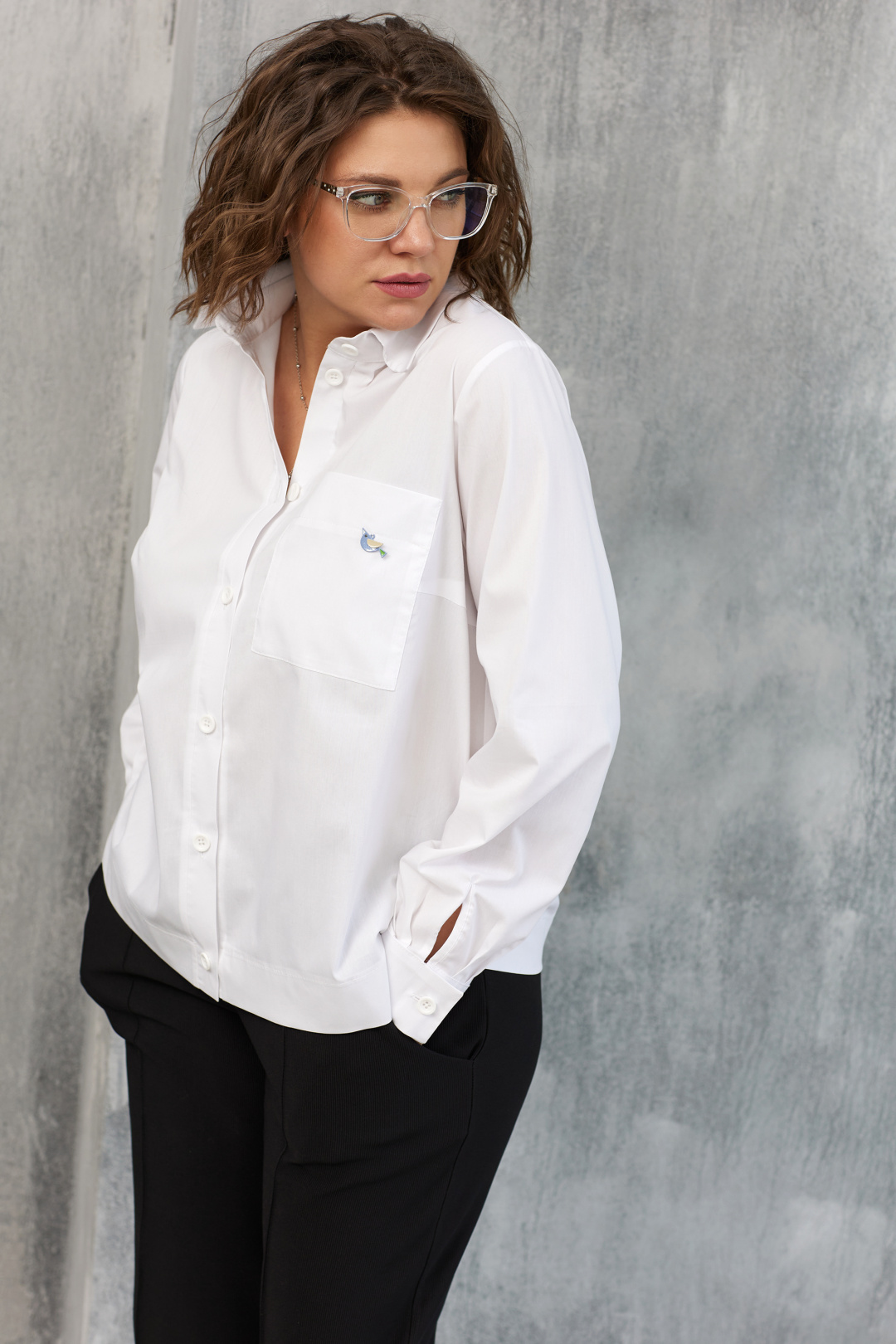 Блузка BegiModa 4107 белый - фото 2