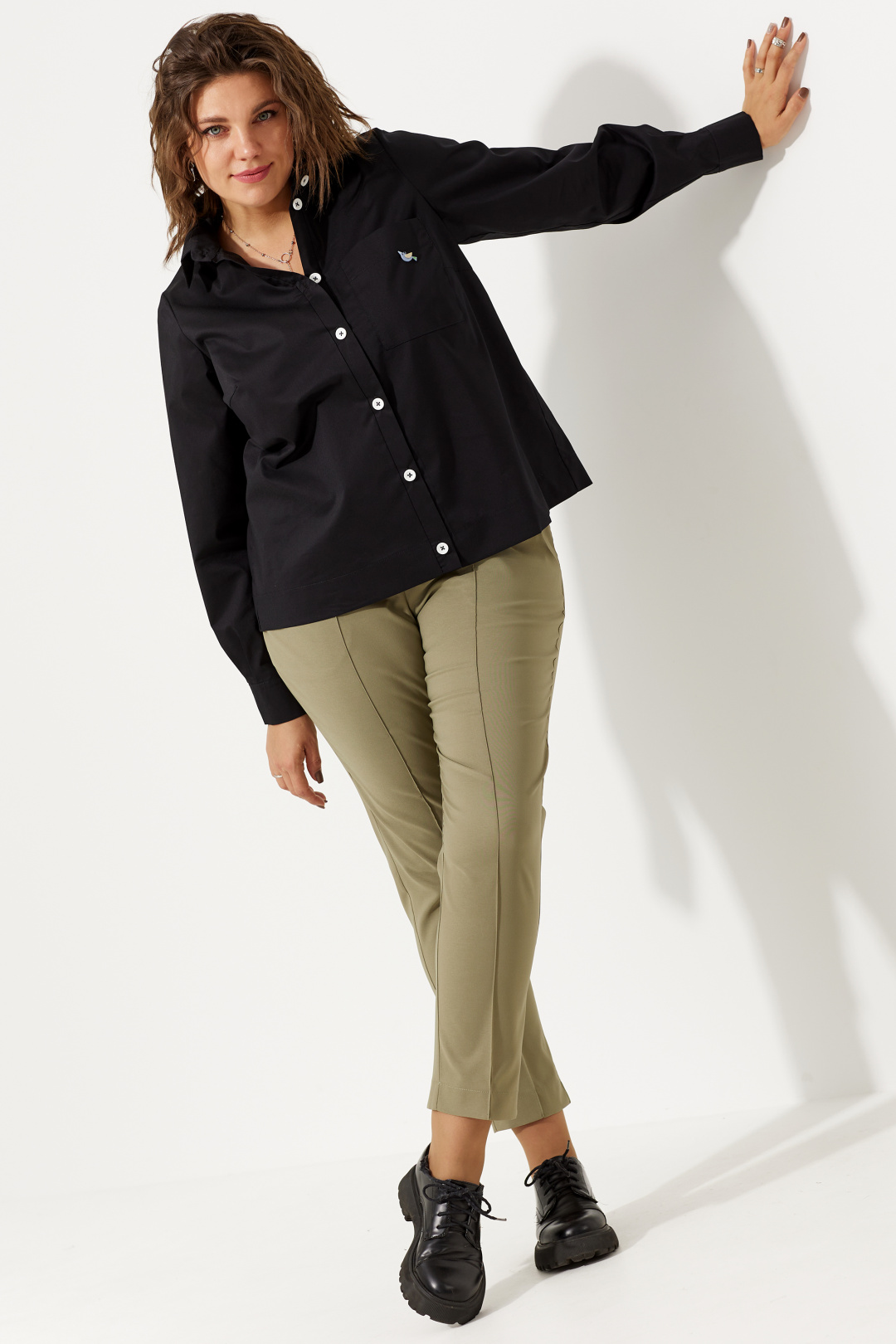 Блузка BegiModa 4107 черный - фото 2