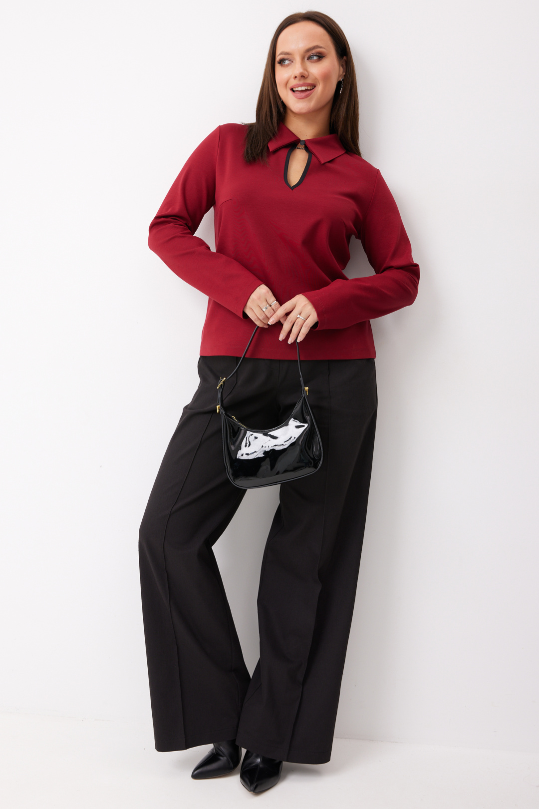 Блузка BegiModa 4147 бордо