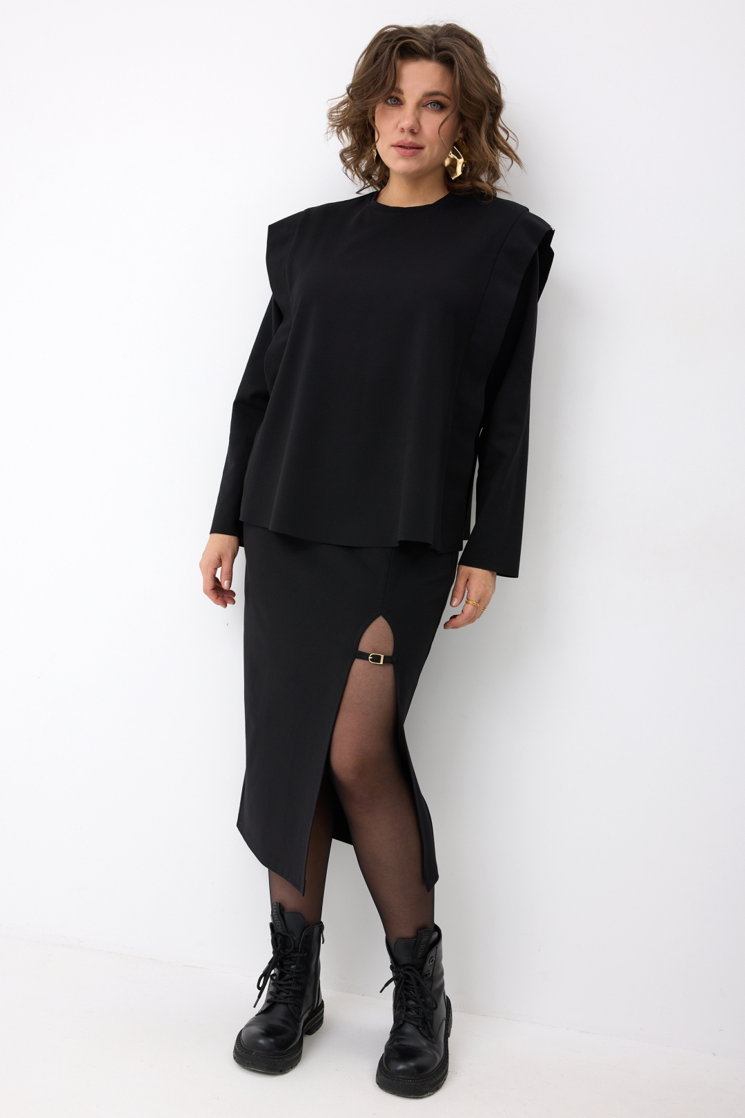 Джемпер BegiModa 4150 черный - фото 2