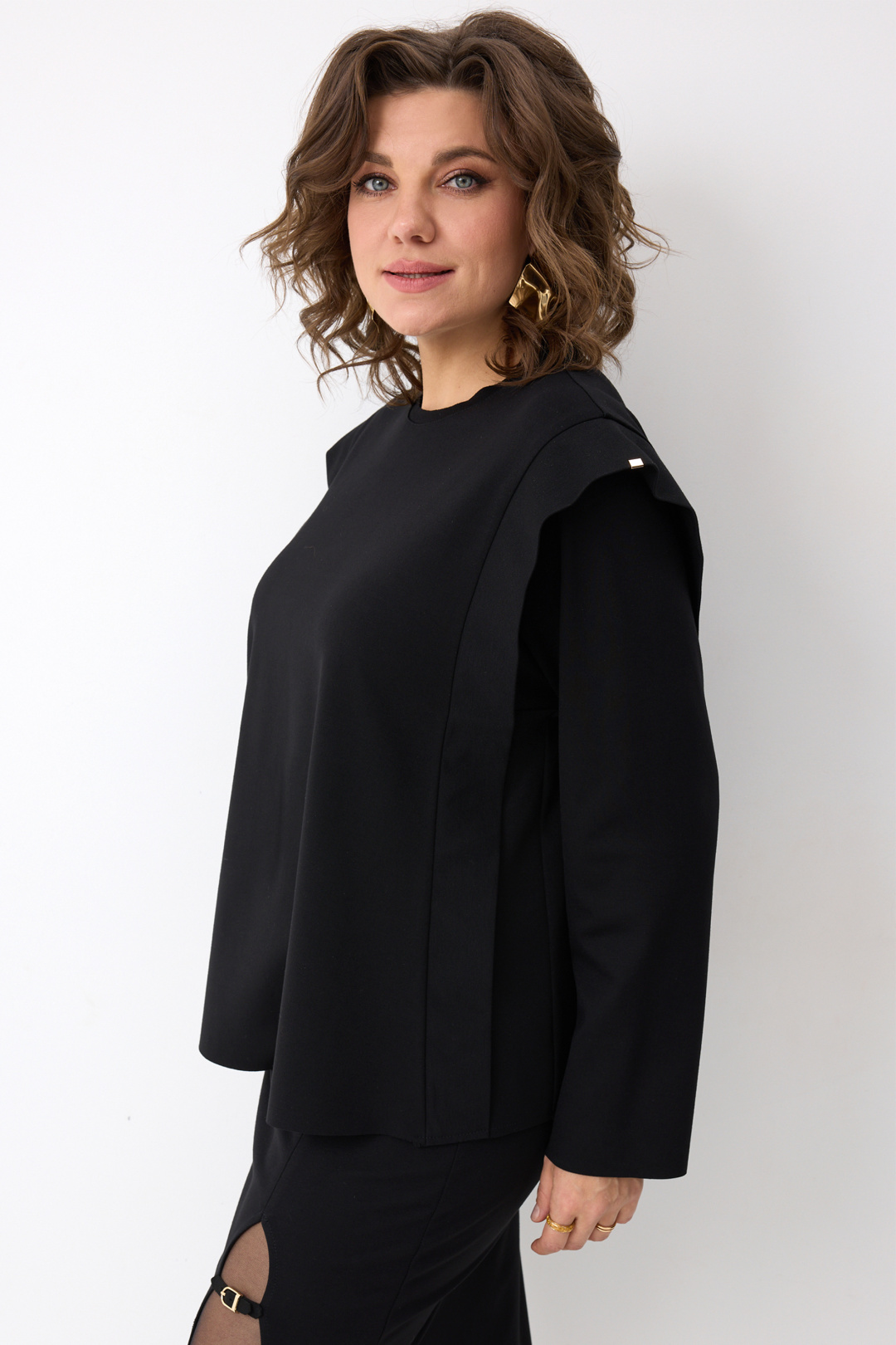 Джемпер BegiModa 4150 черный - фото 3