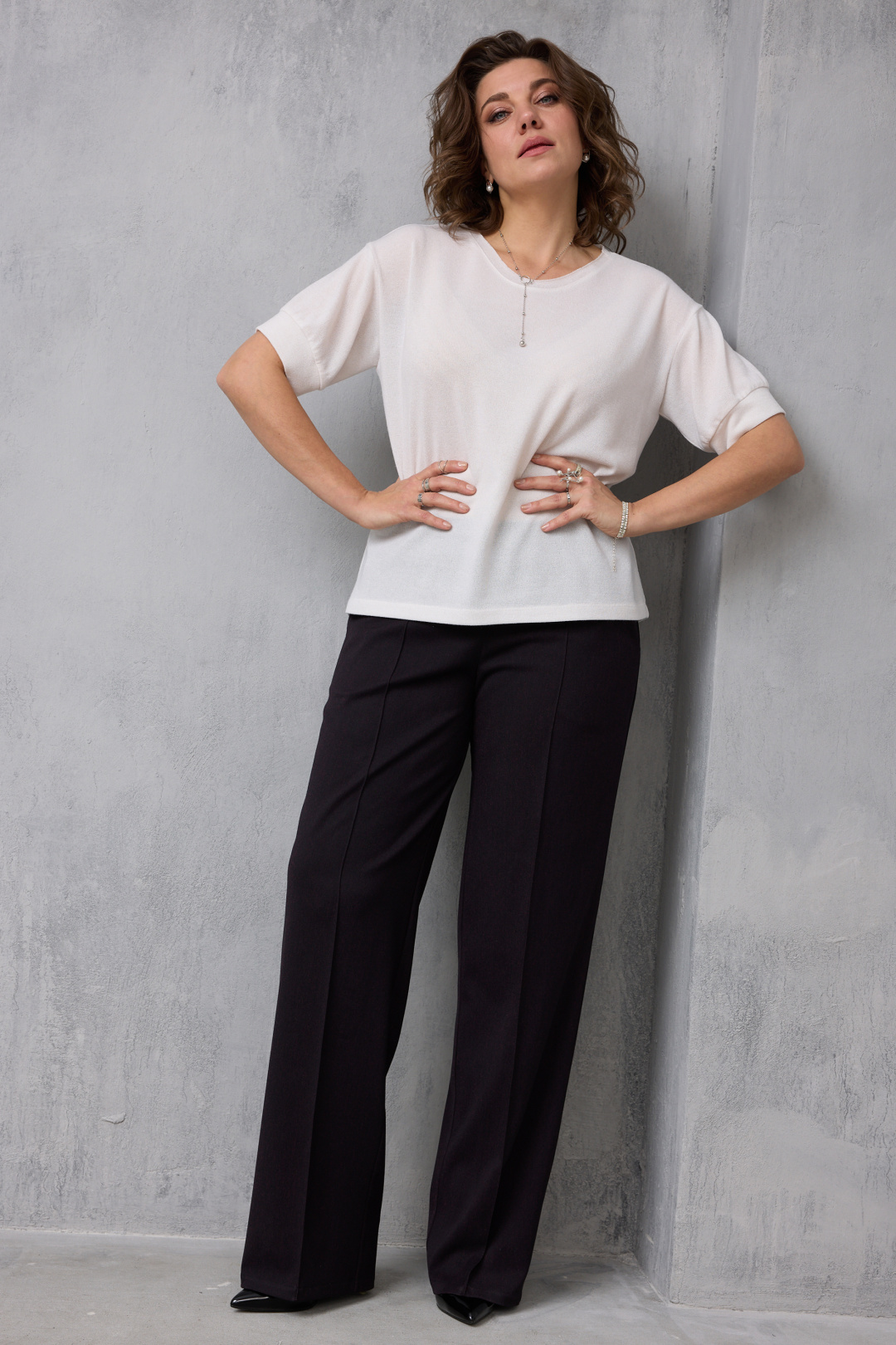 Блузка BegiModa 4153 молочный - фото 2