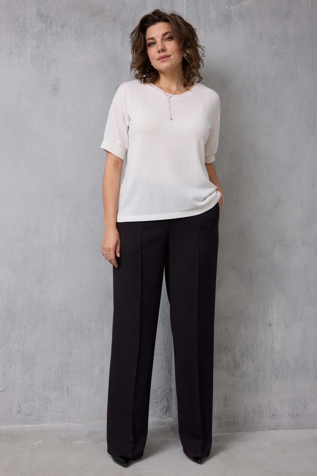 Блузка BegiModa 4153 молочный - фото 3