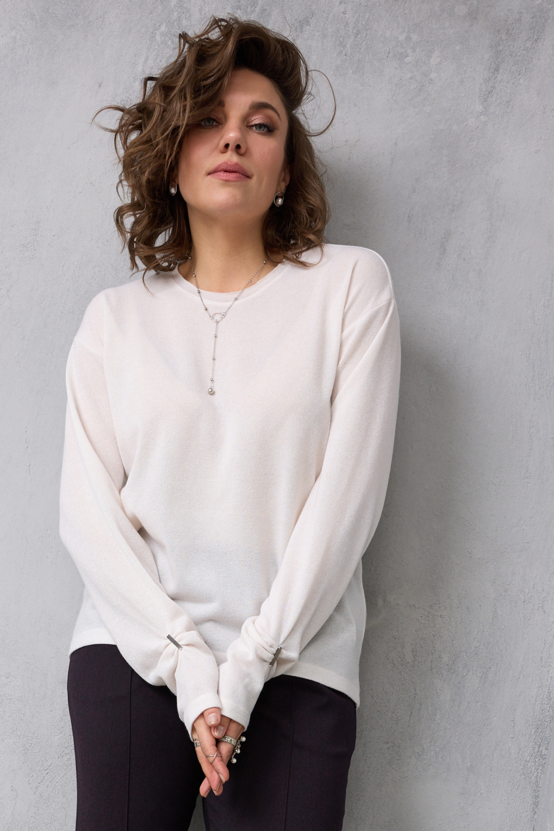 Джемпер BegiModa 4154 молочный