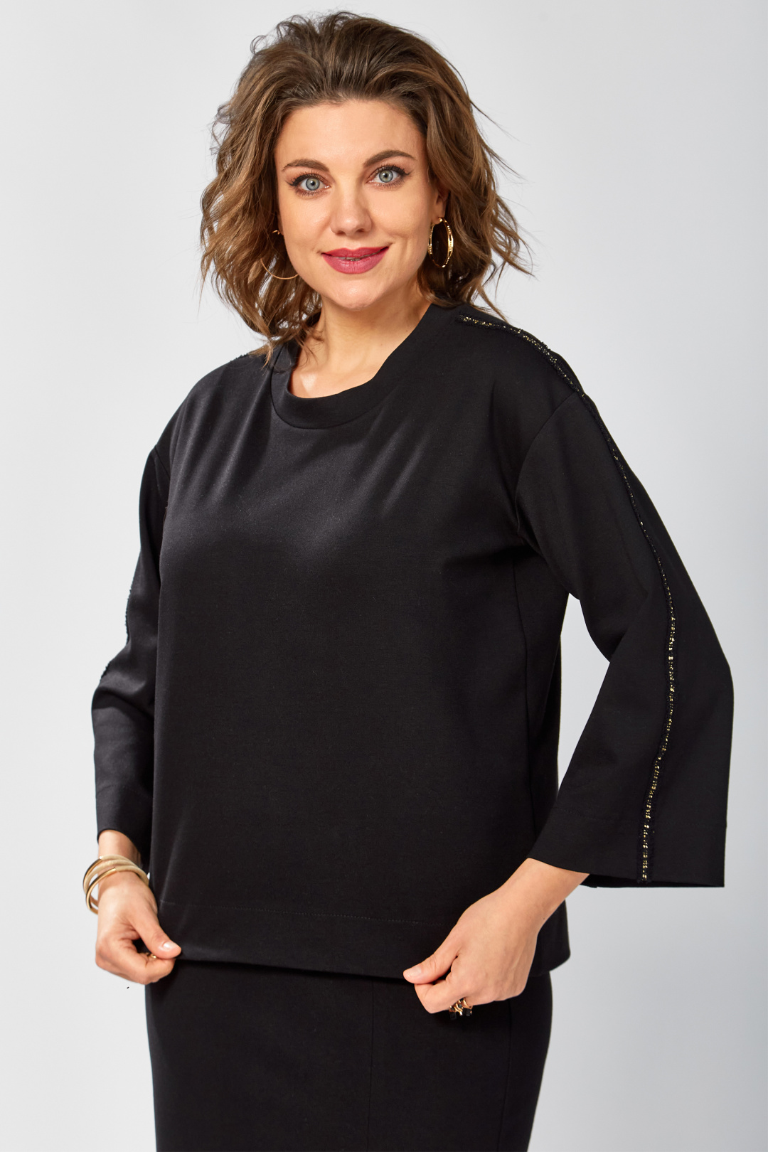 Джемпер BegiModa 4155 черный - фото 1