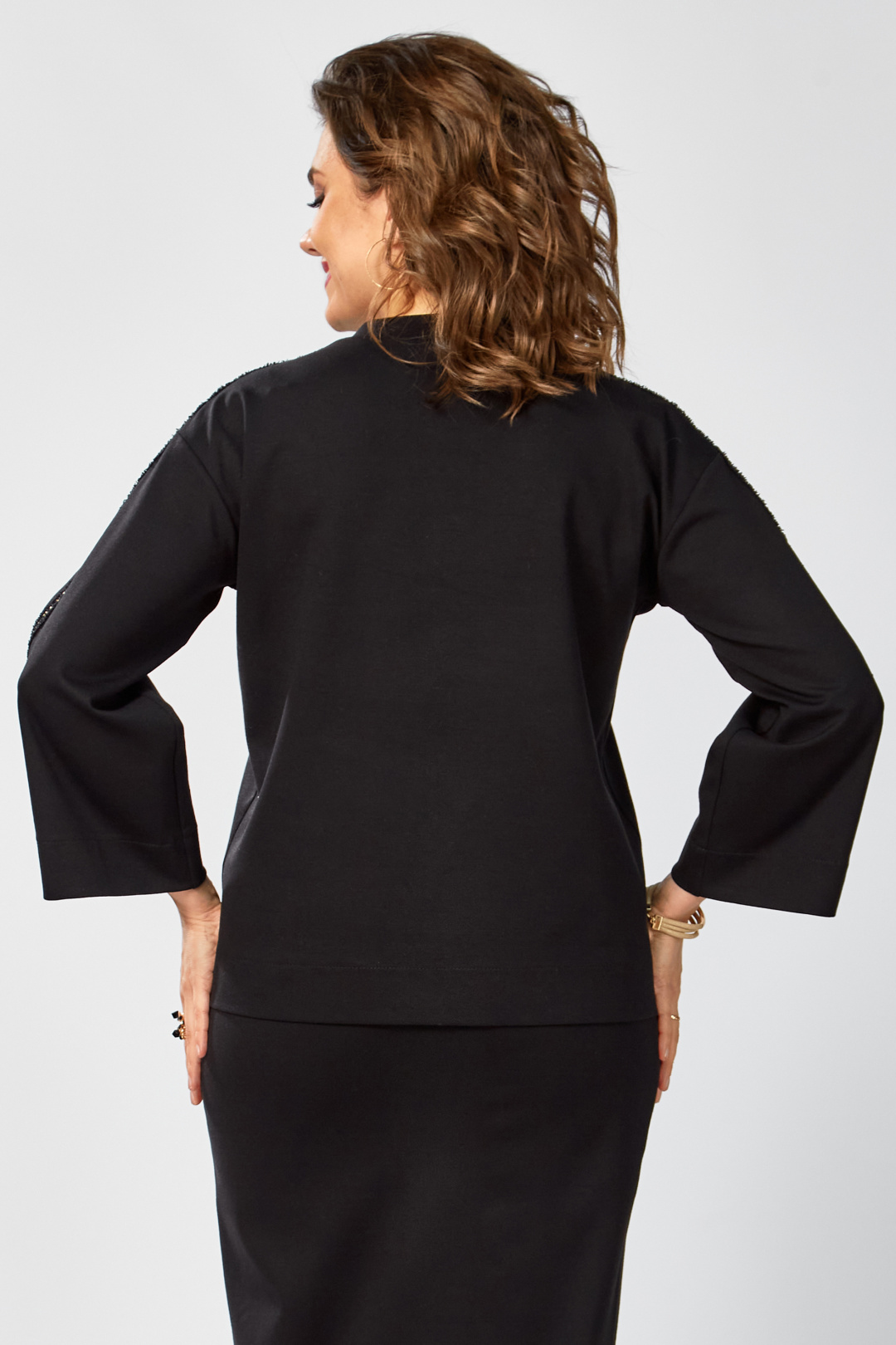 Джемпер BegiModa 4155 черный - фото 6