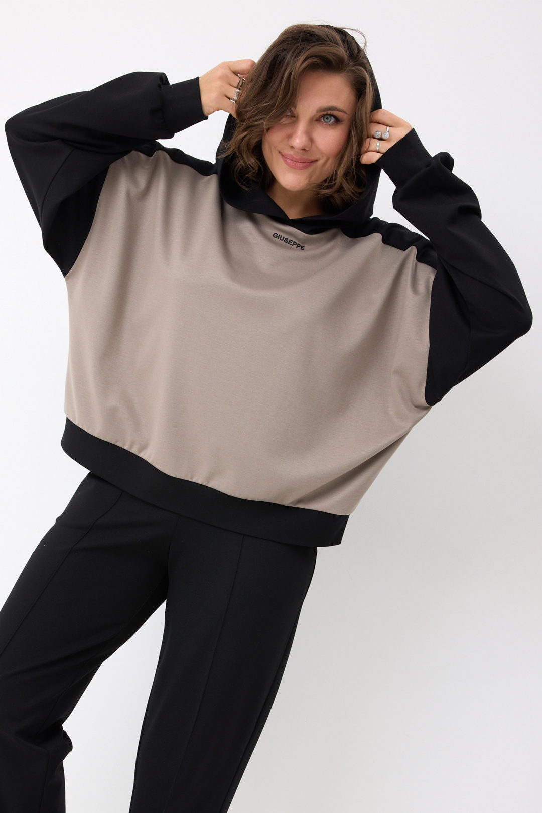 Джемпер BegiModa 4157 чёрный кварц - фото 1