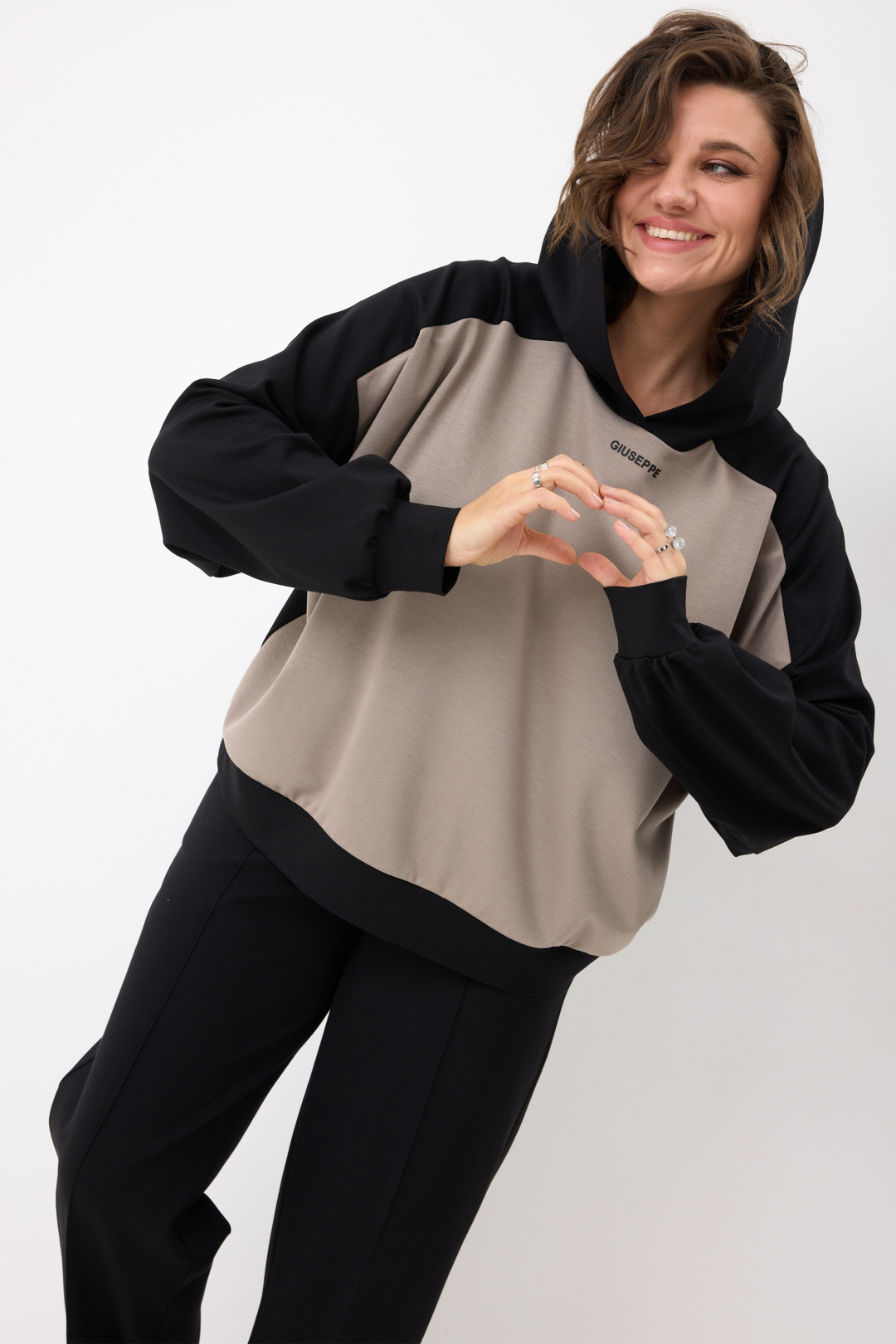 Джемпер BegiModa 4157 чёрный кварц - фото 1