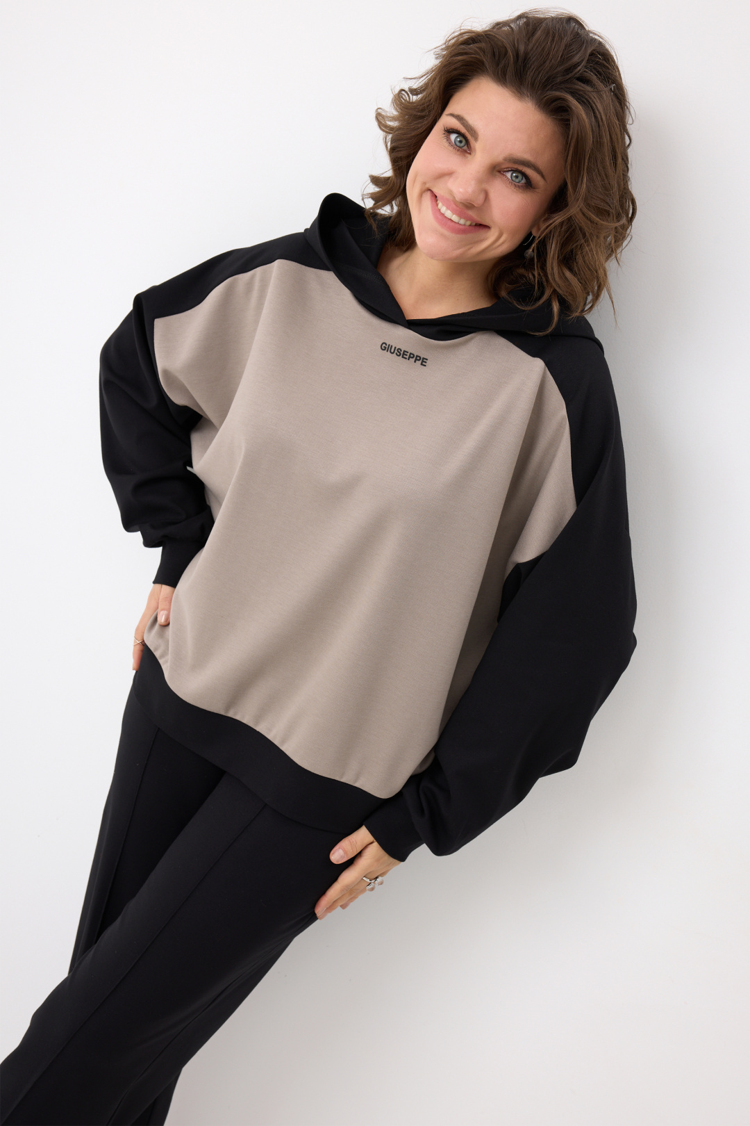 Джемпер BegiModa 4157 чёрный кварц - фото 6