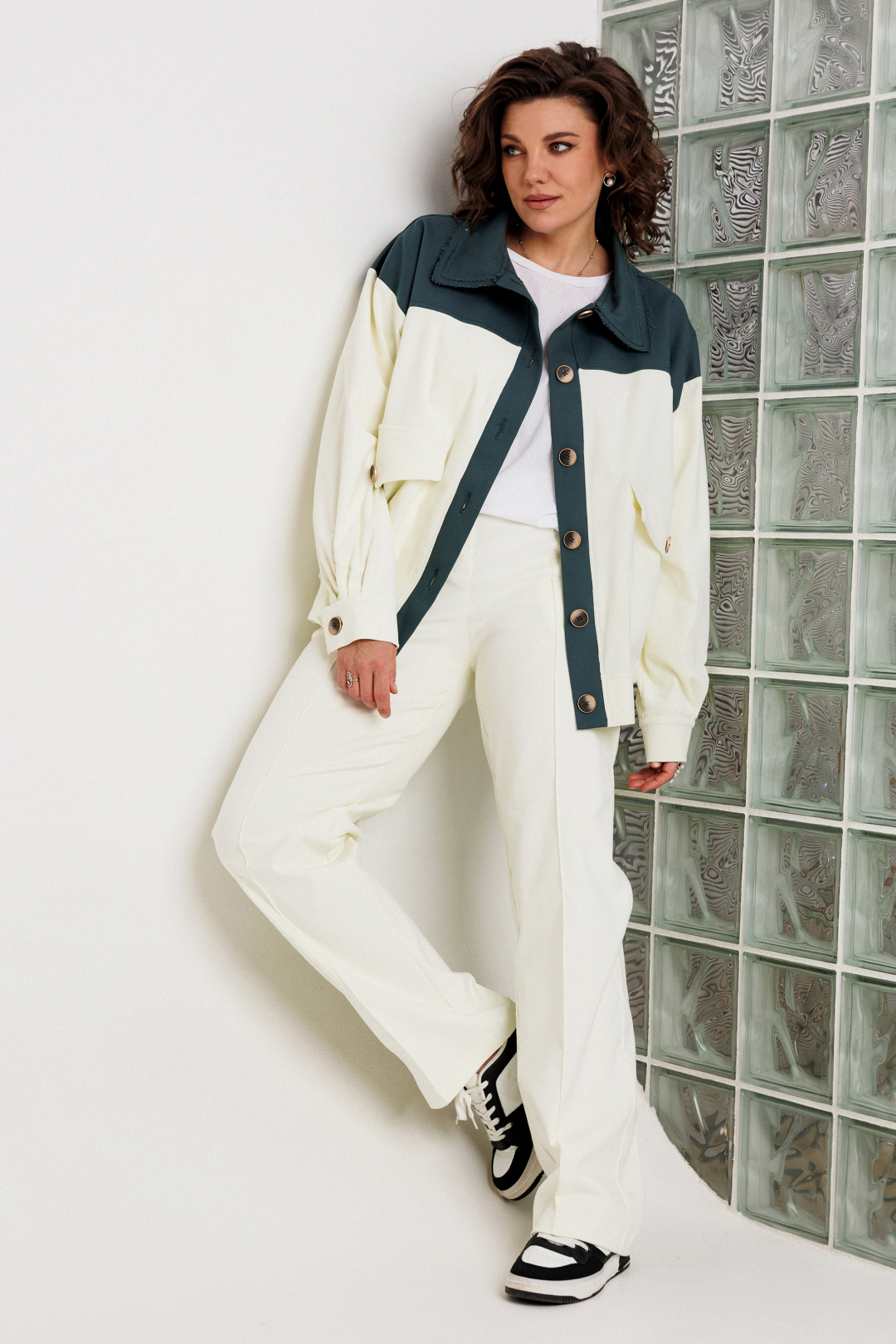 Брюки BegiModa 6081 молочный
