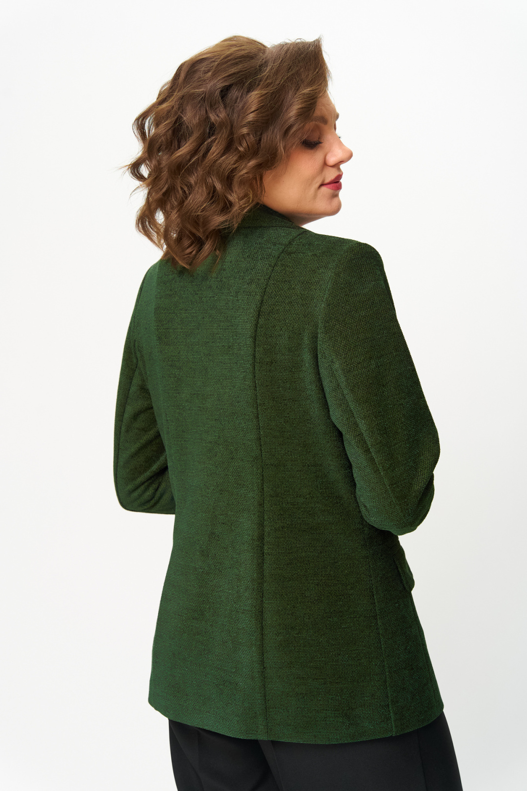 Жакет БелЭльСтиль 203-2 темно-зеленый - фото 6