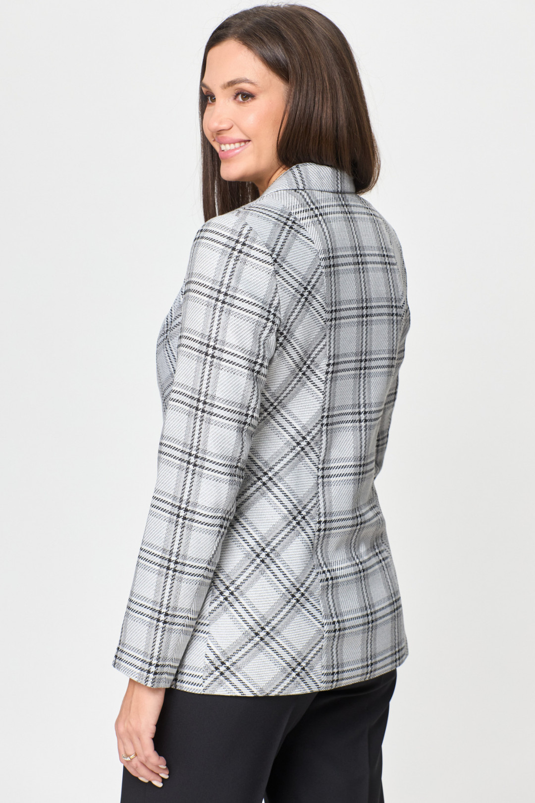 Жакет БелЭльСтиль 203 серо-черный