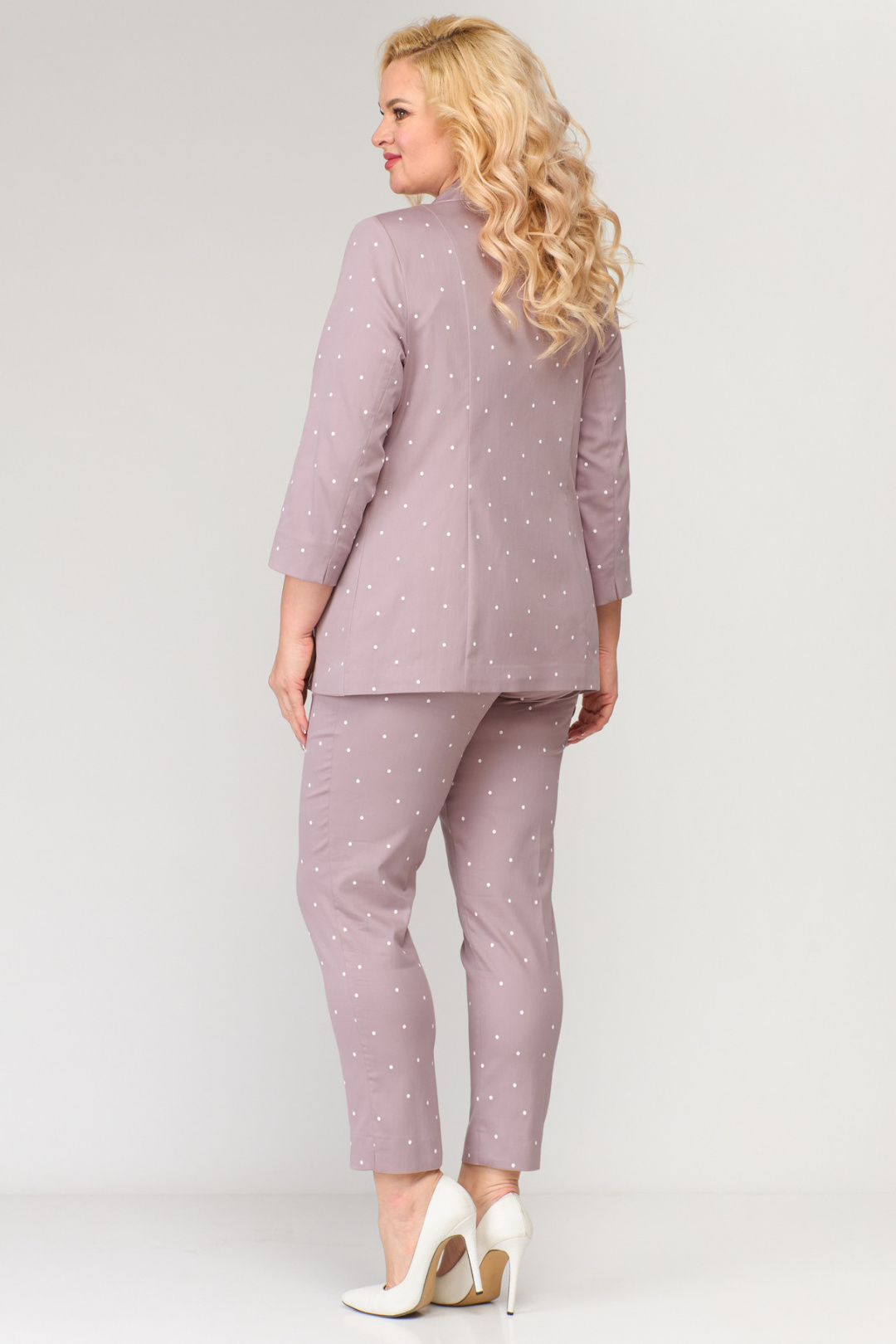 Костюм БелЭльСтиль 203+586 темная пудра - фото 2