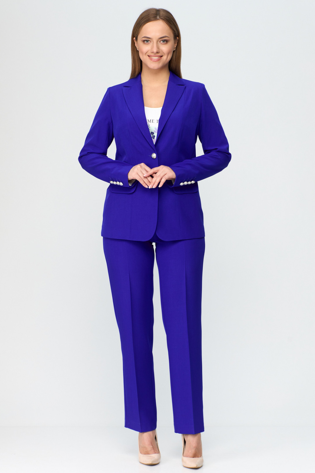 Костюм БелЭльСтиль 205+596 электрик - фото 1