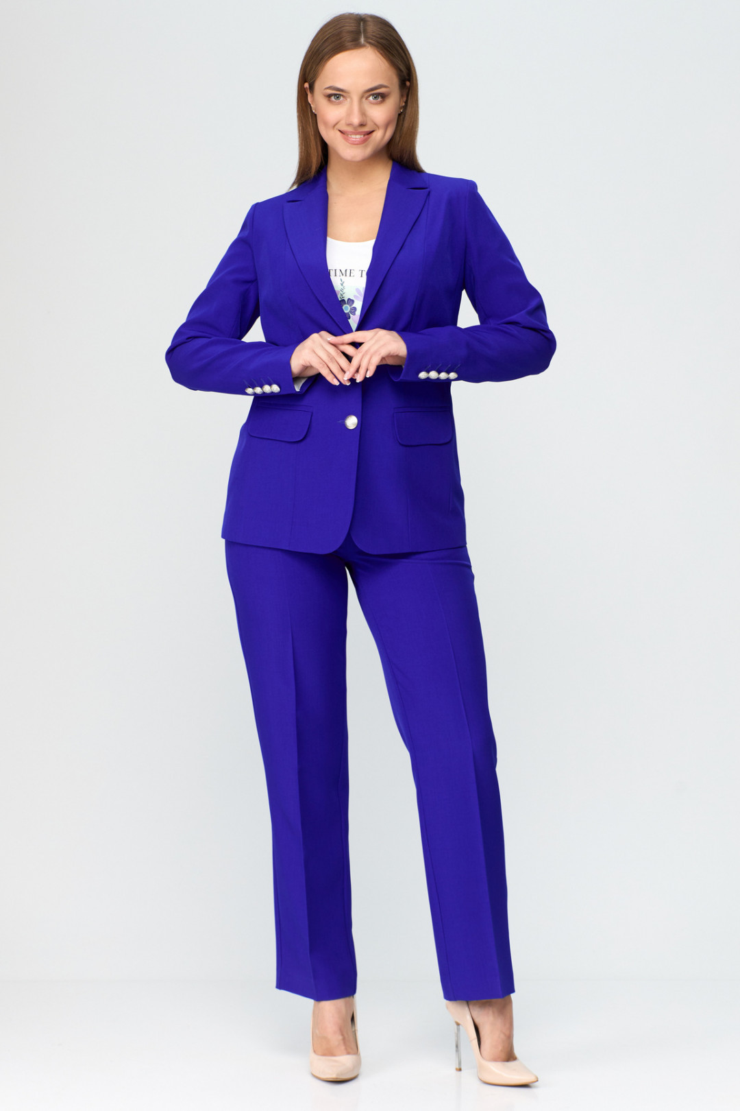 Костюм БелЭльСтиль 205+596 электрик - фото 3