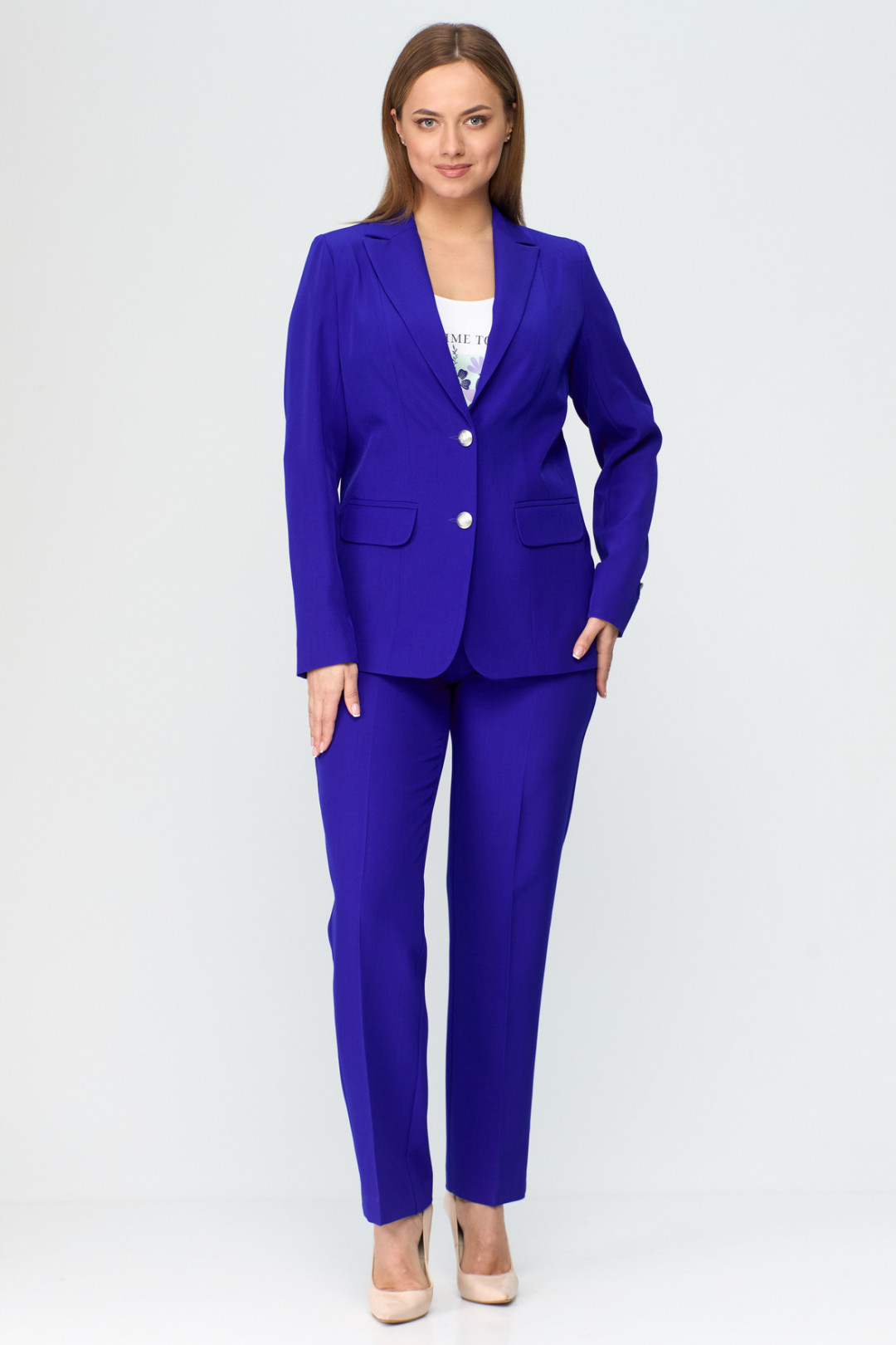 Костюм БелЭльСтиль 205+596 электрик - фото 4