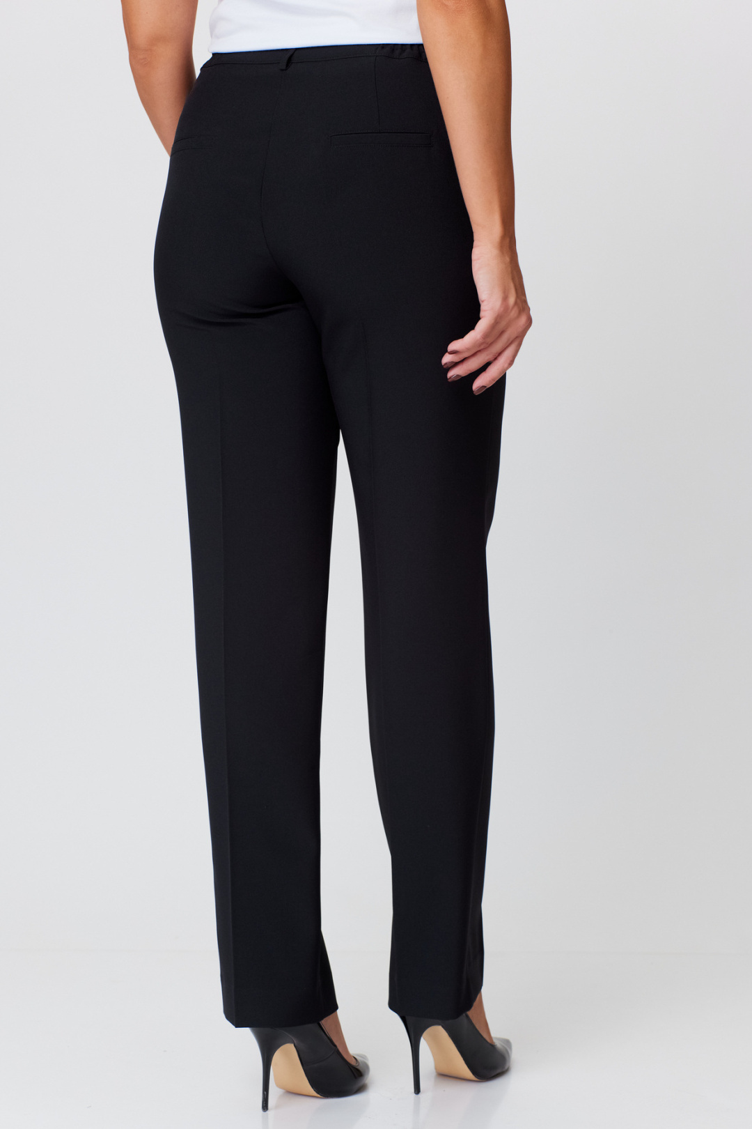 Брюки БелЭльСтиль 596 черный однотон - фото 6