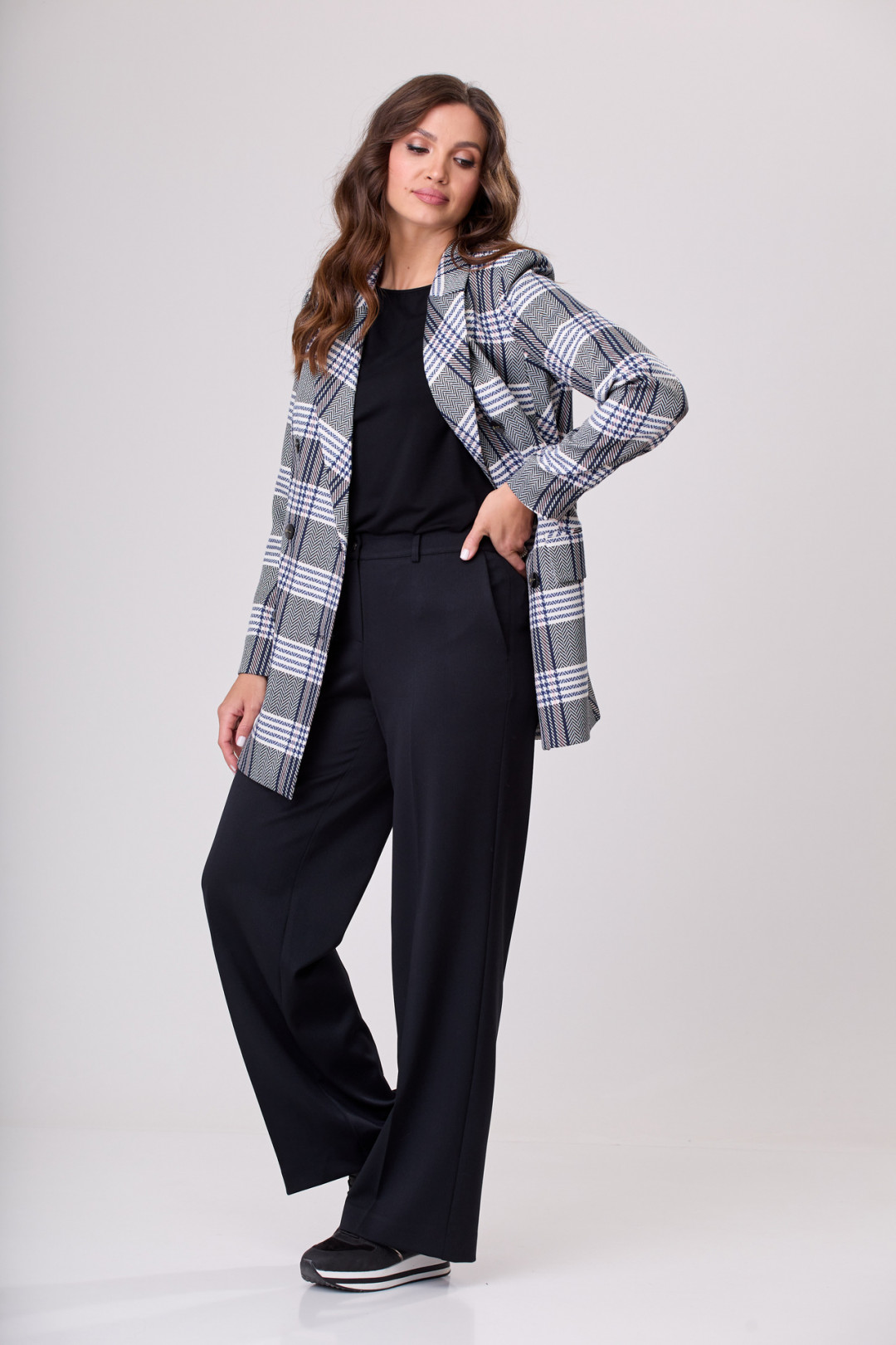 Брюки БелЭльСтиль 601 темно-синий - фото 3