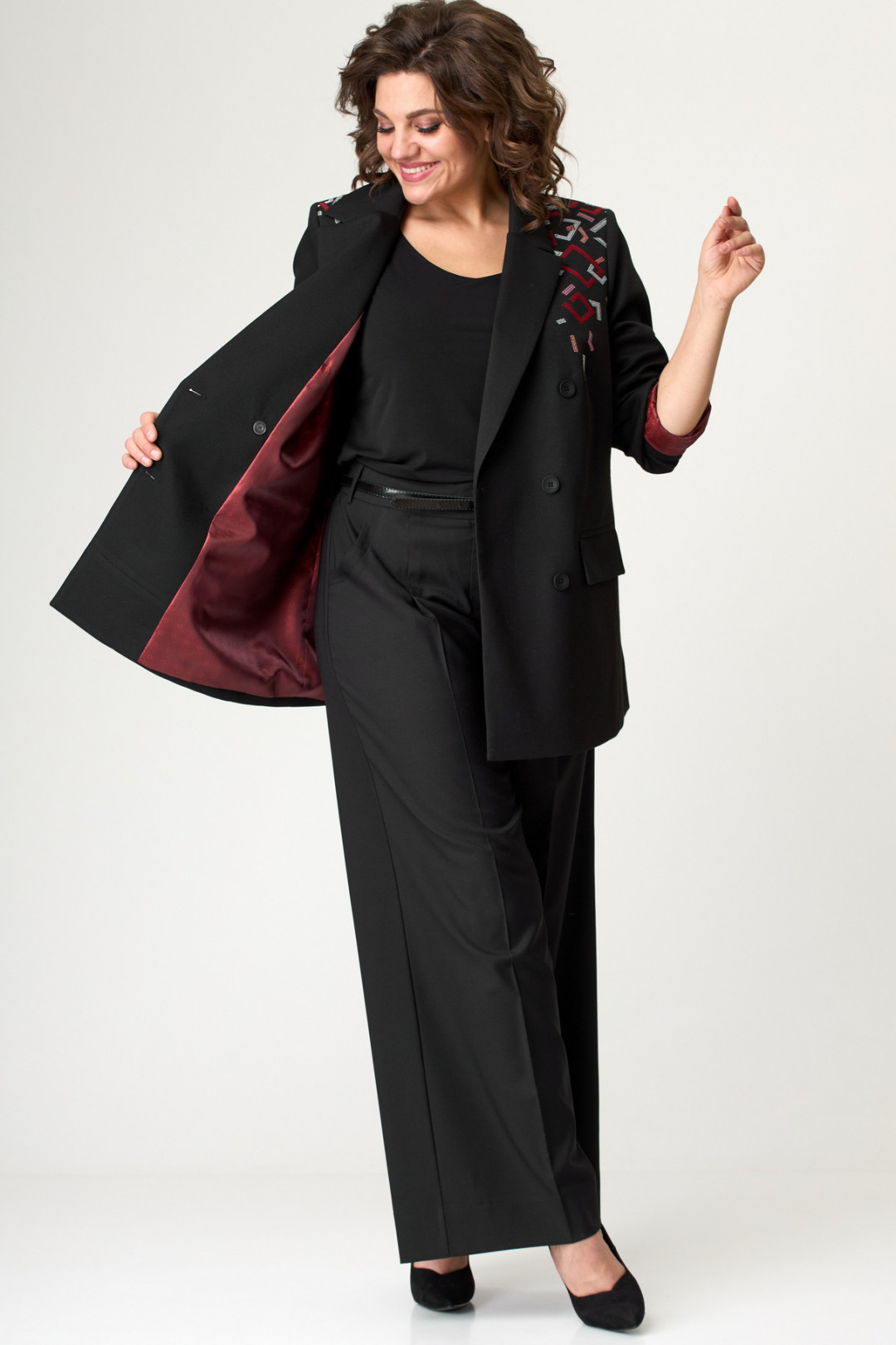 Брюки БелЭльСтиль 604 черный - фото 2