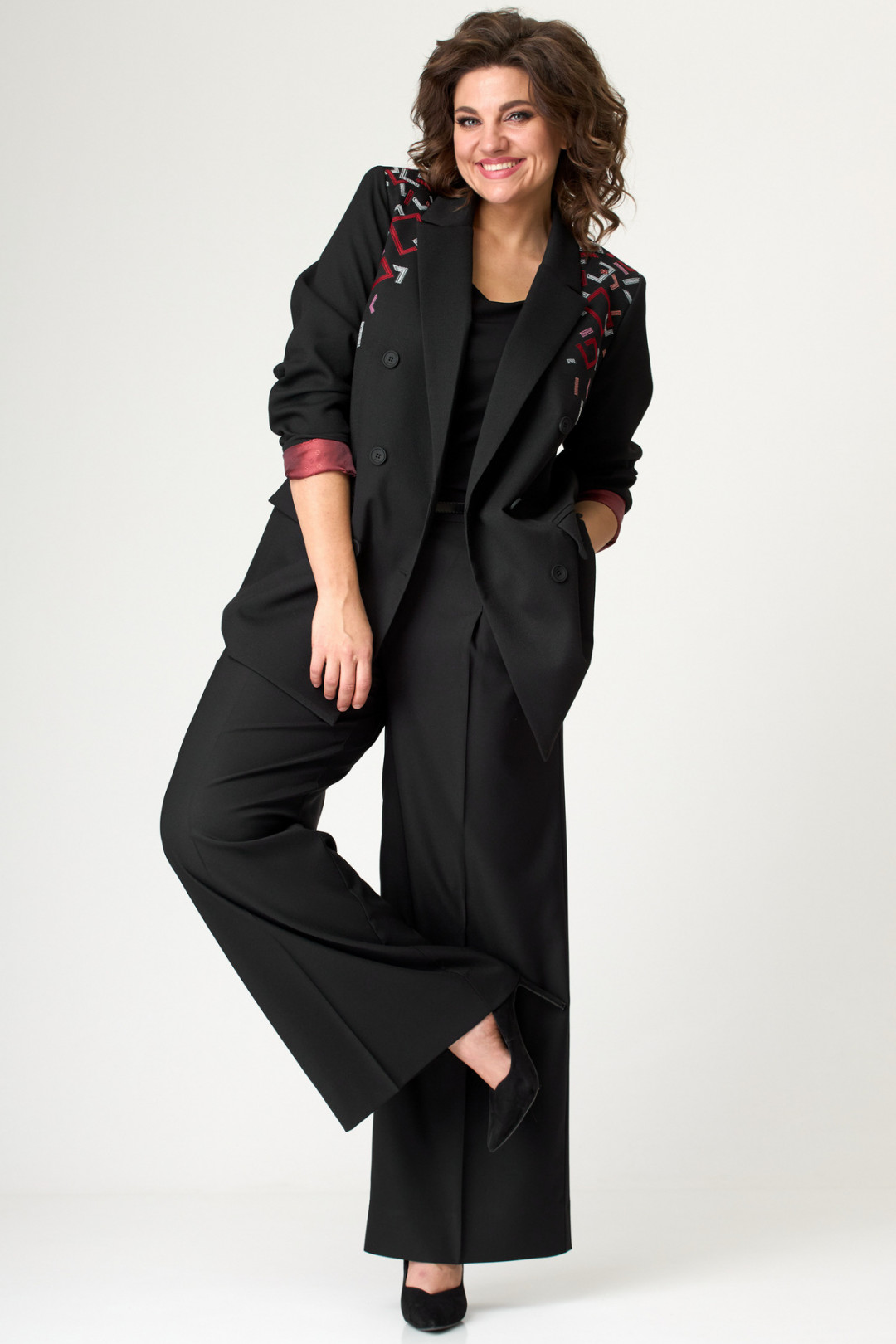 Брюки БелЭльСтиль 604 черный - фото 3