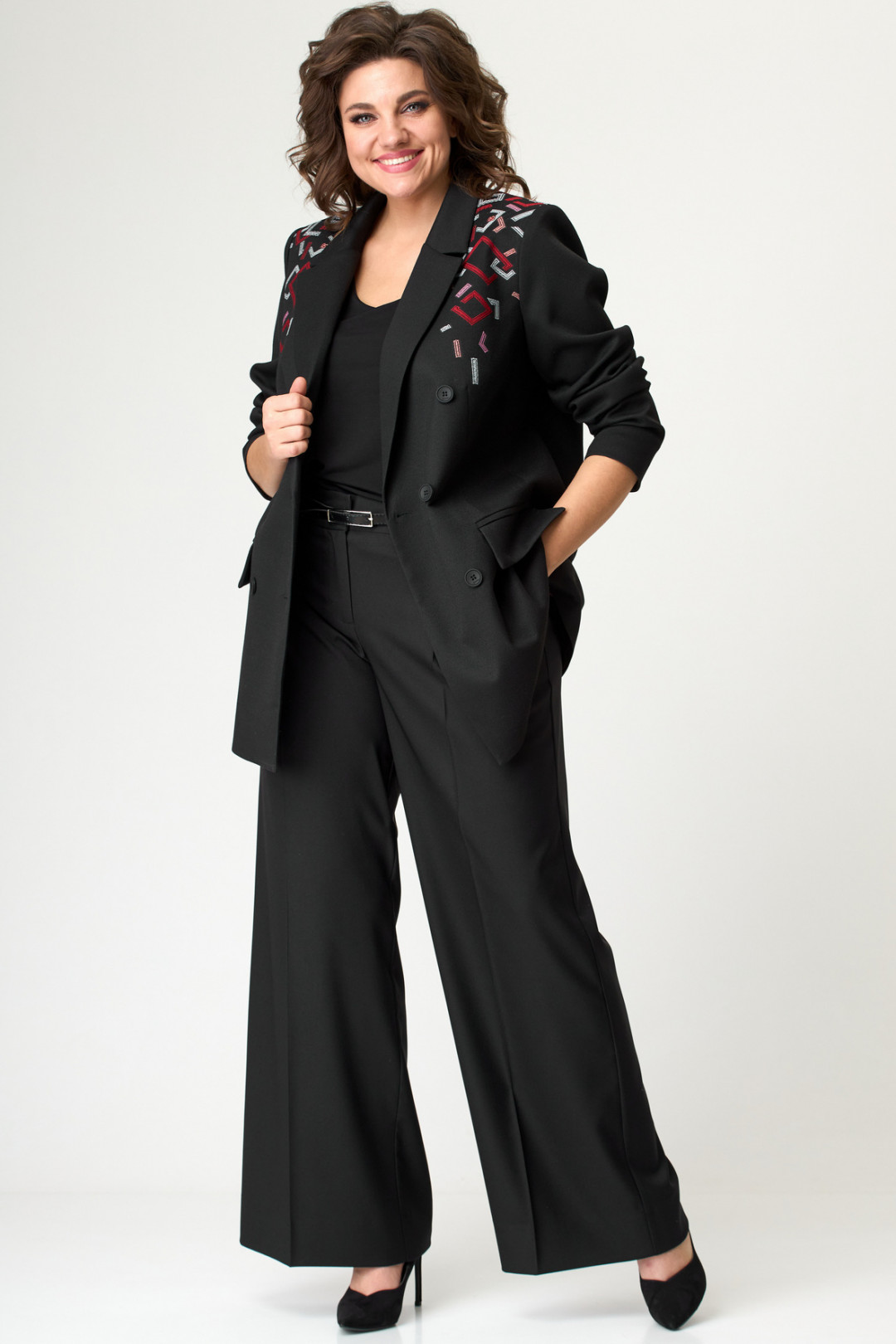 Брюки БелЭльСтиль 604 черный - фото 4