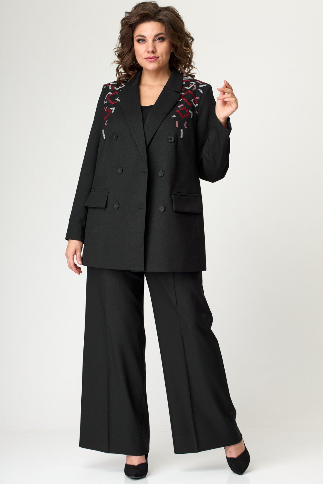 Брюки БелЭльСтиль 604 черный - фото 5