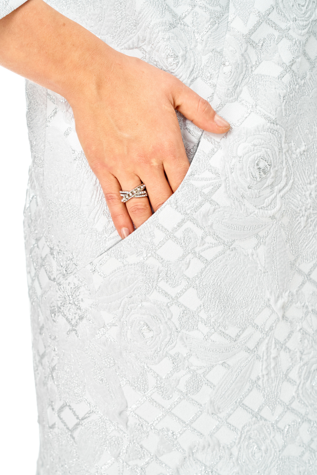 Жакет БелЭльСтиль 727 серебро - фото 6