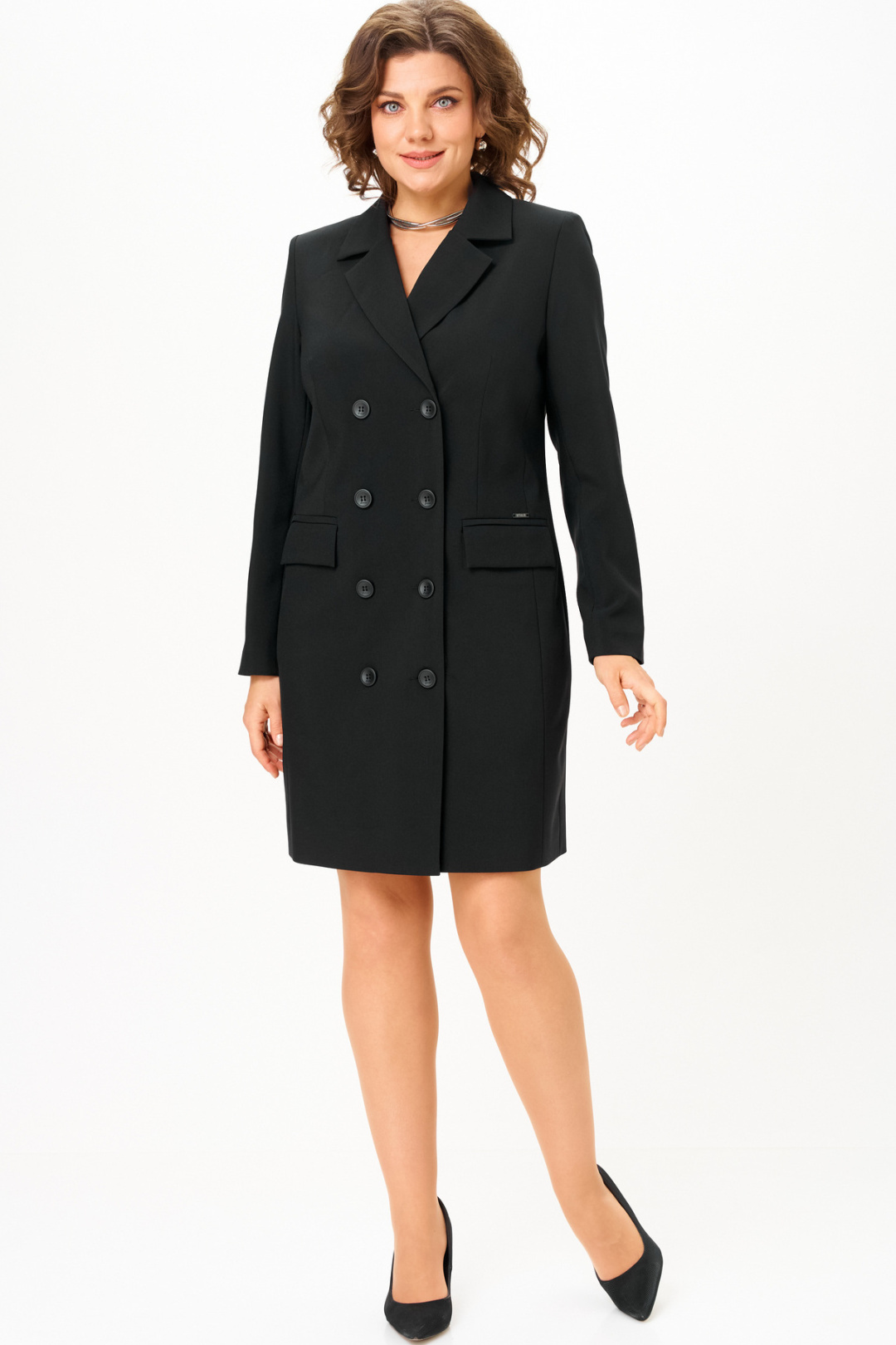 Платье БелЭльСтиль 852 черный - фото 2