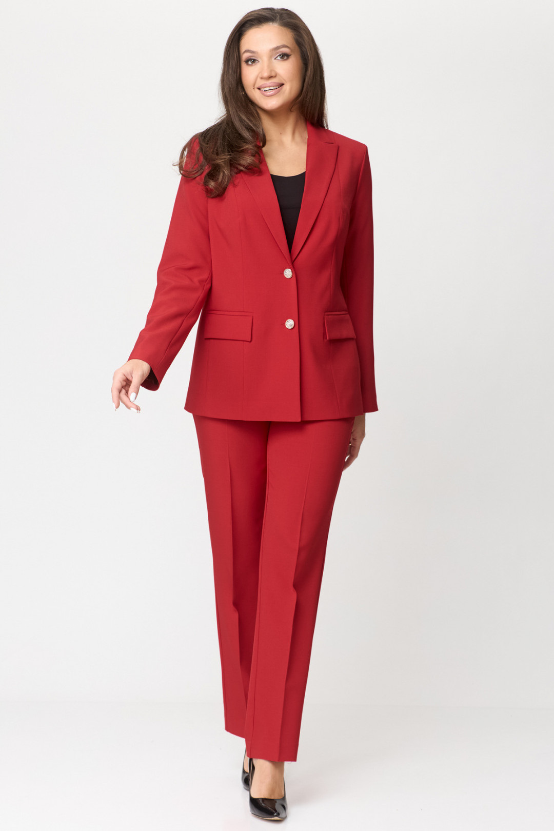 Костюм БелЭльСтиль 866+596 красный - фото 3