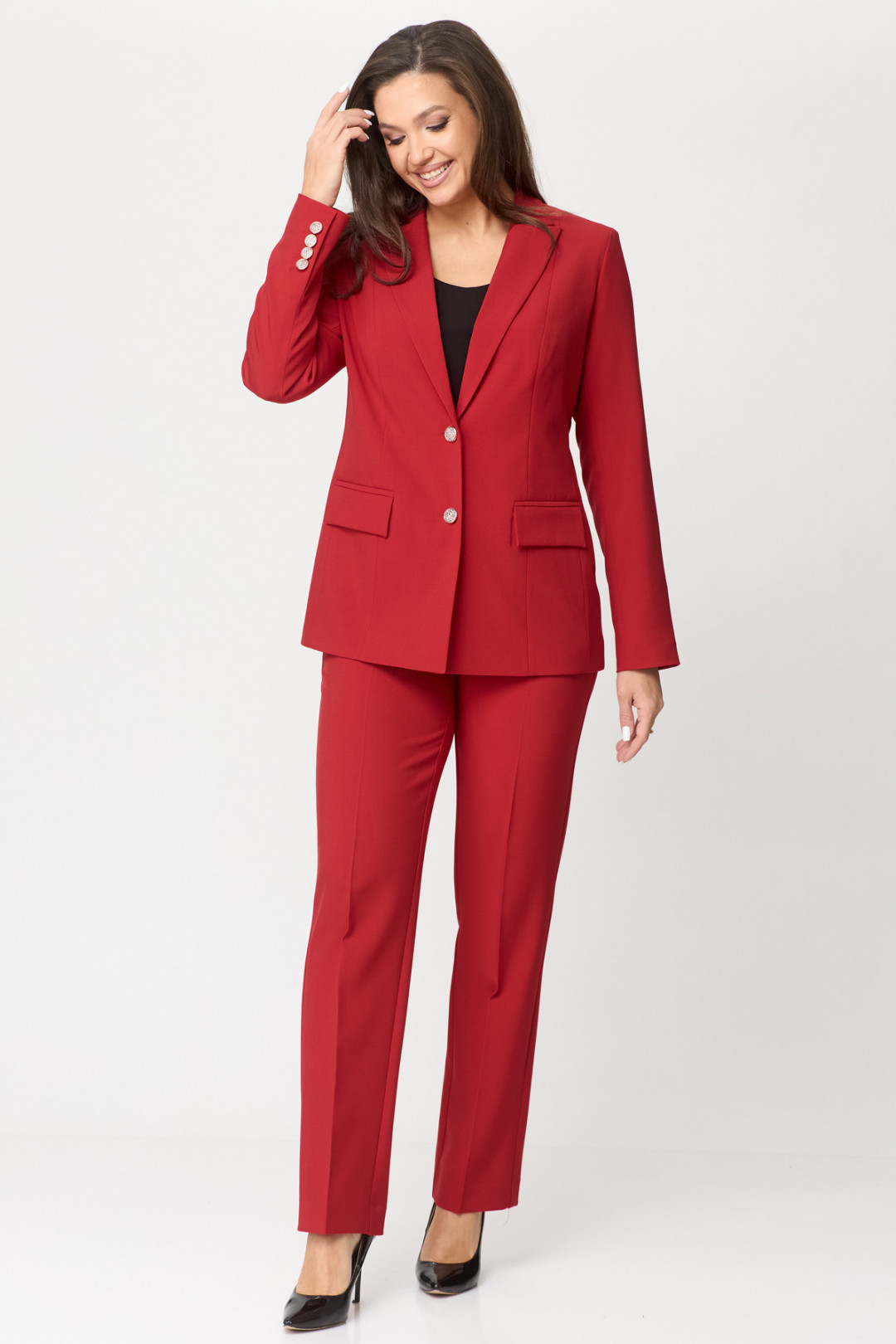 Костюм БелЭльСтиль 866+596 красный - фото 5