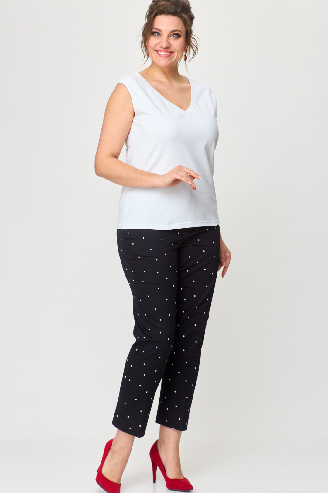 Блуза БелЭльСтиль 867 белый - фото 2