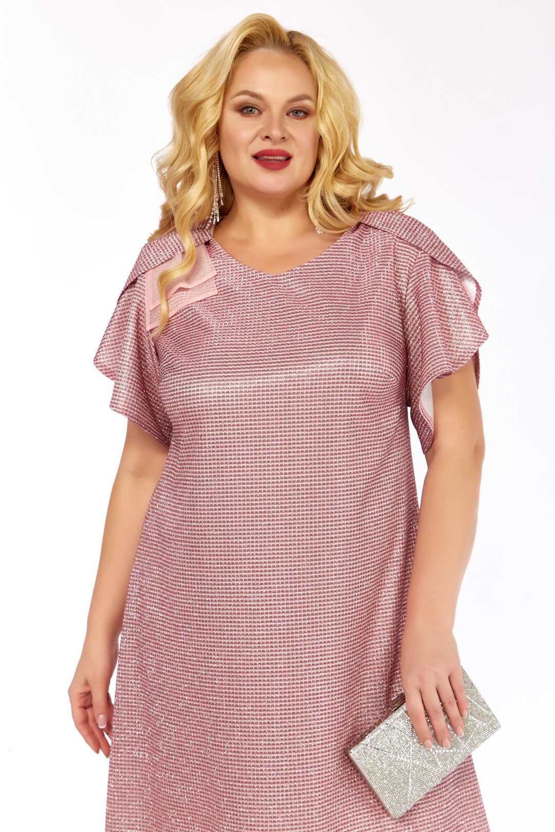 Платье Belinga 1240 розовый - фото 4