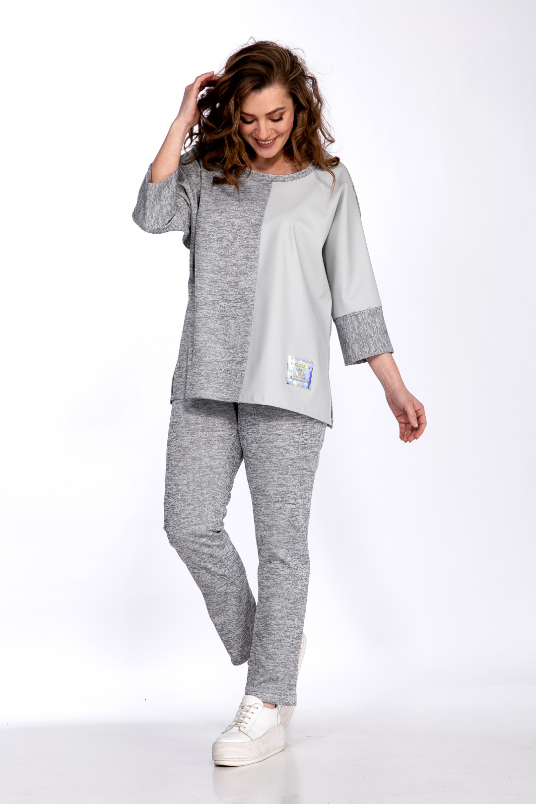 Джемпер Belinga 5036 серый - фото 3