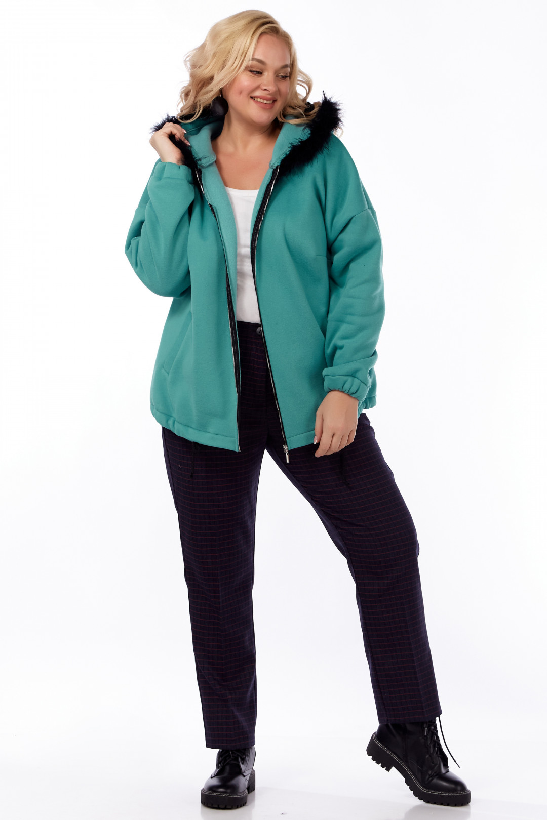 Джемпер Belinga 5153 бирюза - фото 2