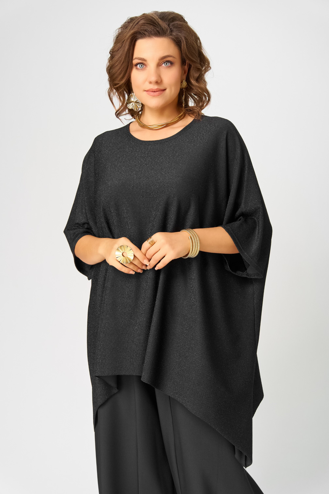 Джемпер BLISS 0301 черный - фото 4