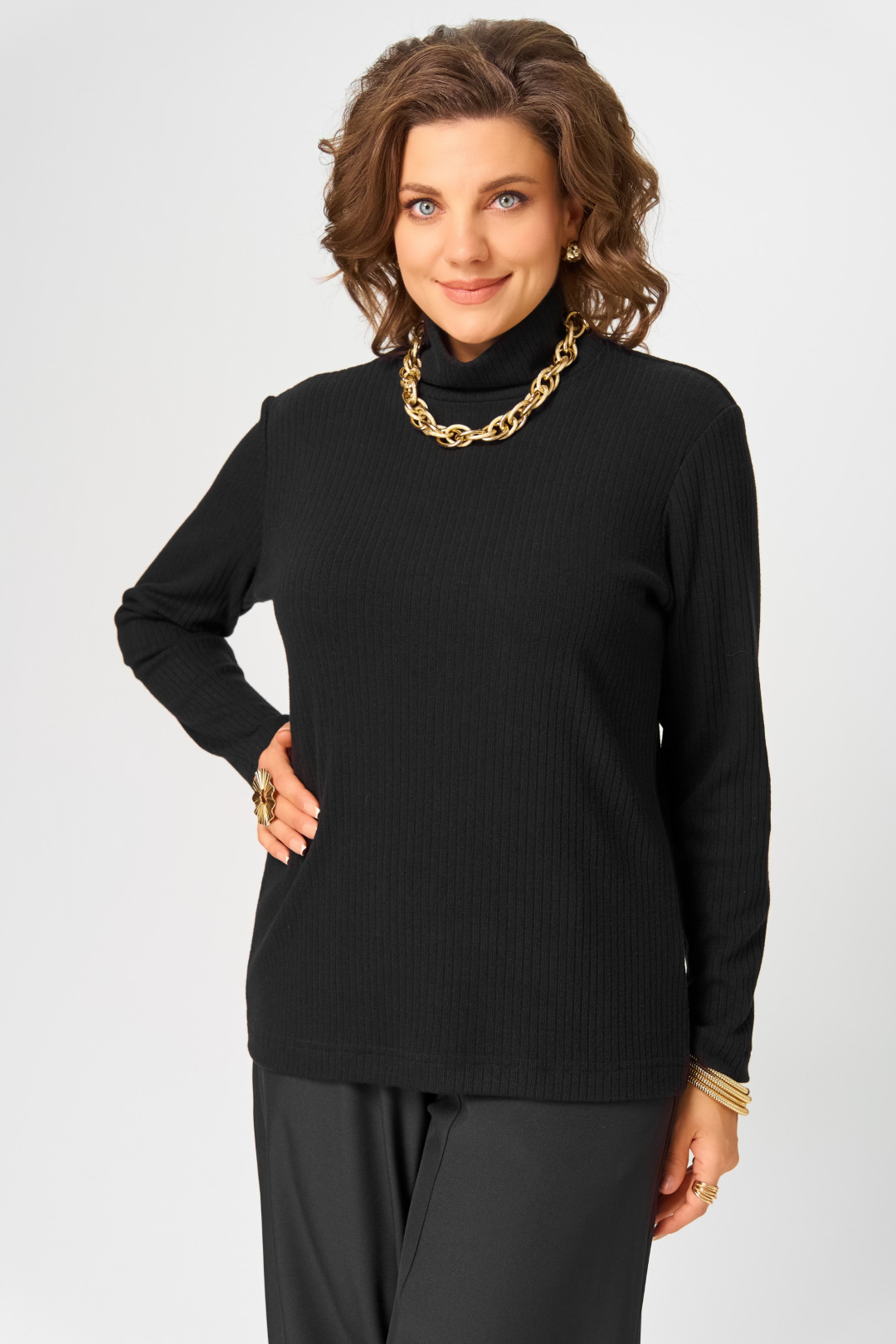 Джемпер BLISS 08043 черный - фото 1