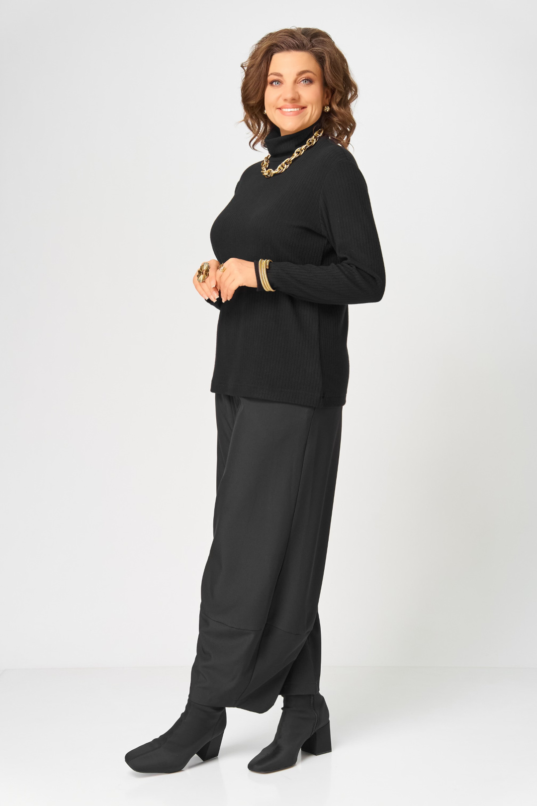 Джемпер BLISS 08043 черный - фото 3