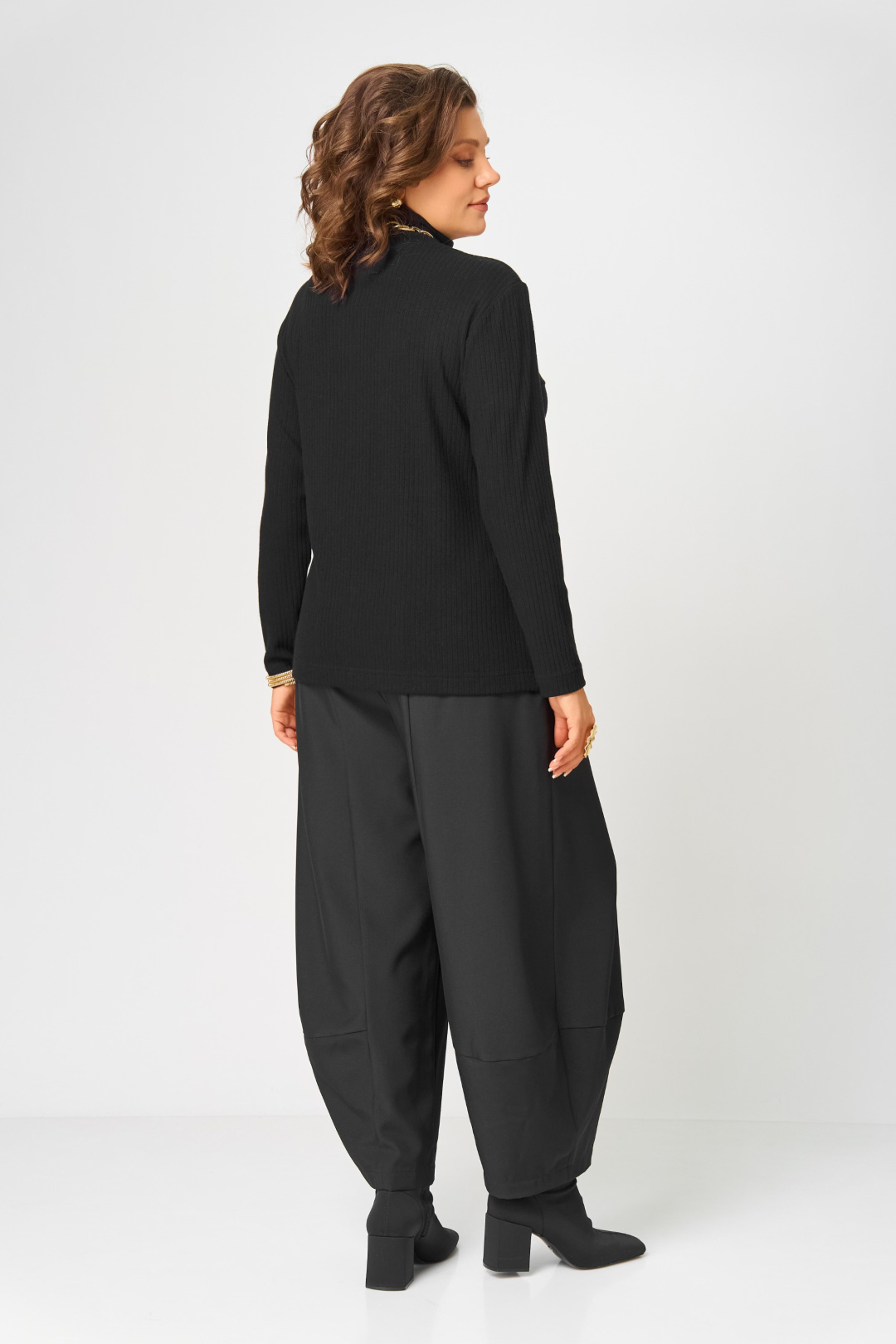 Джемпер BLISS 08043 черный - фото 6