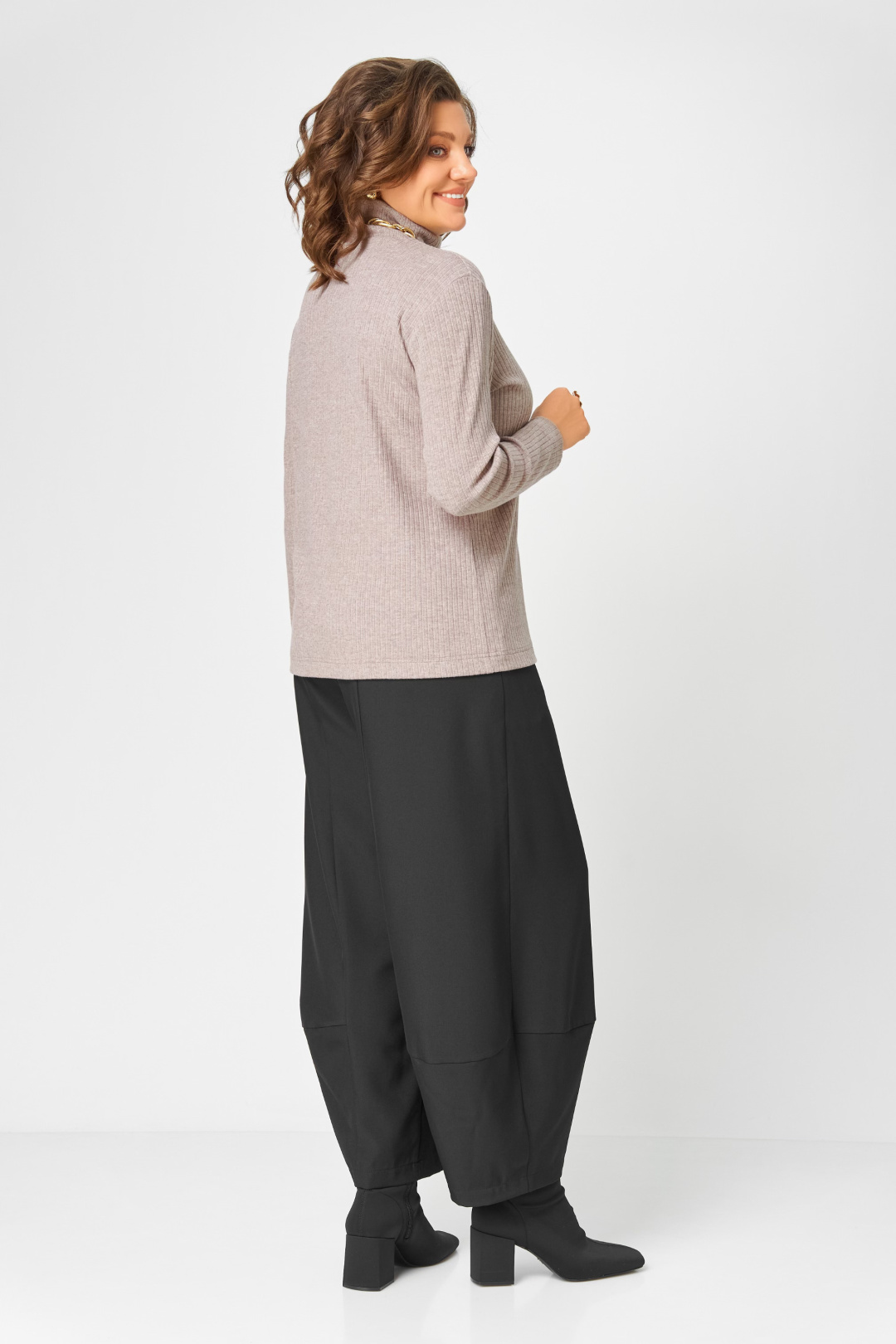 Джемпер BLISS 08043 кофейный - фото 6