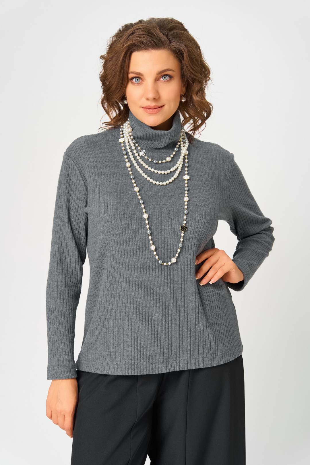 Джемпер BLISS 08043 серый - фото 1