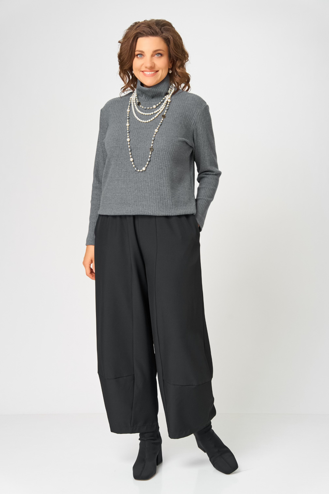 Джемпер BLISS 08043 серый - фото 5