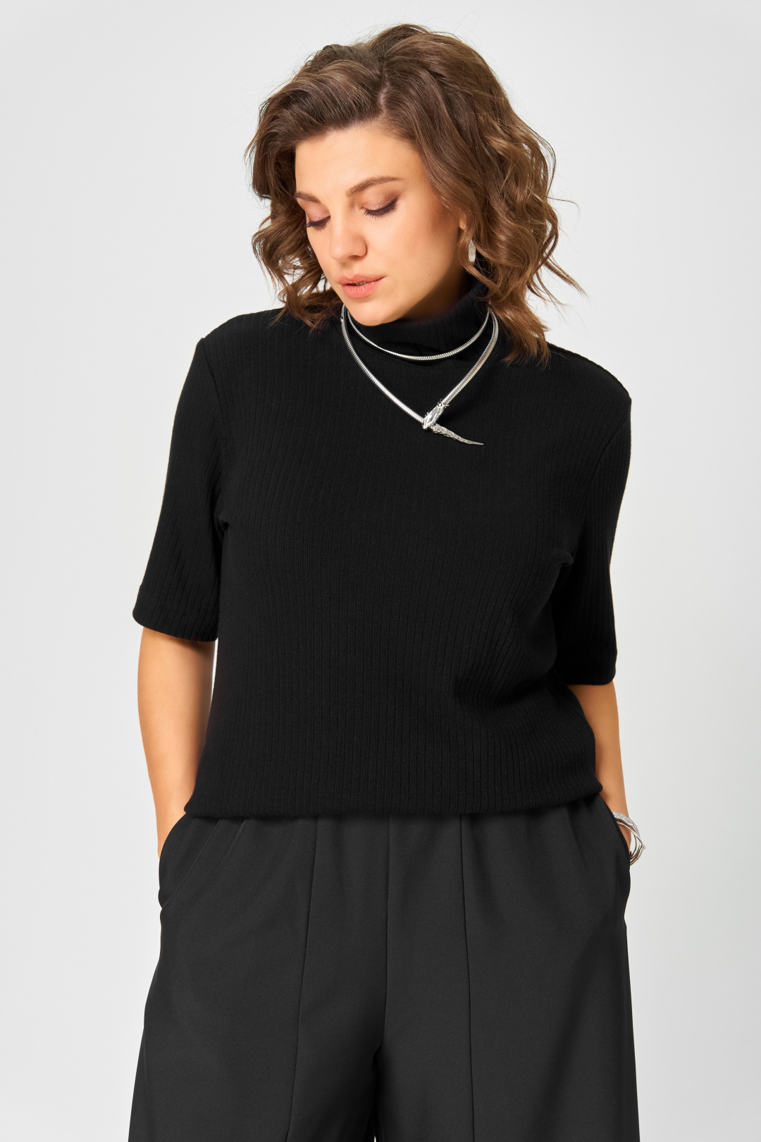 Джемпер BLISS 08063 черный - фото 1