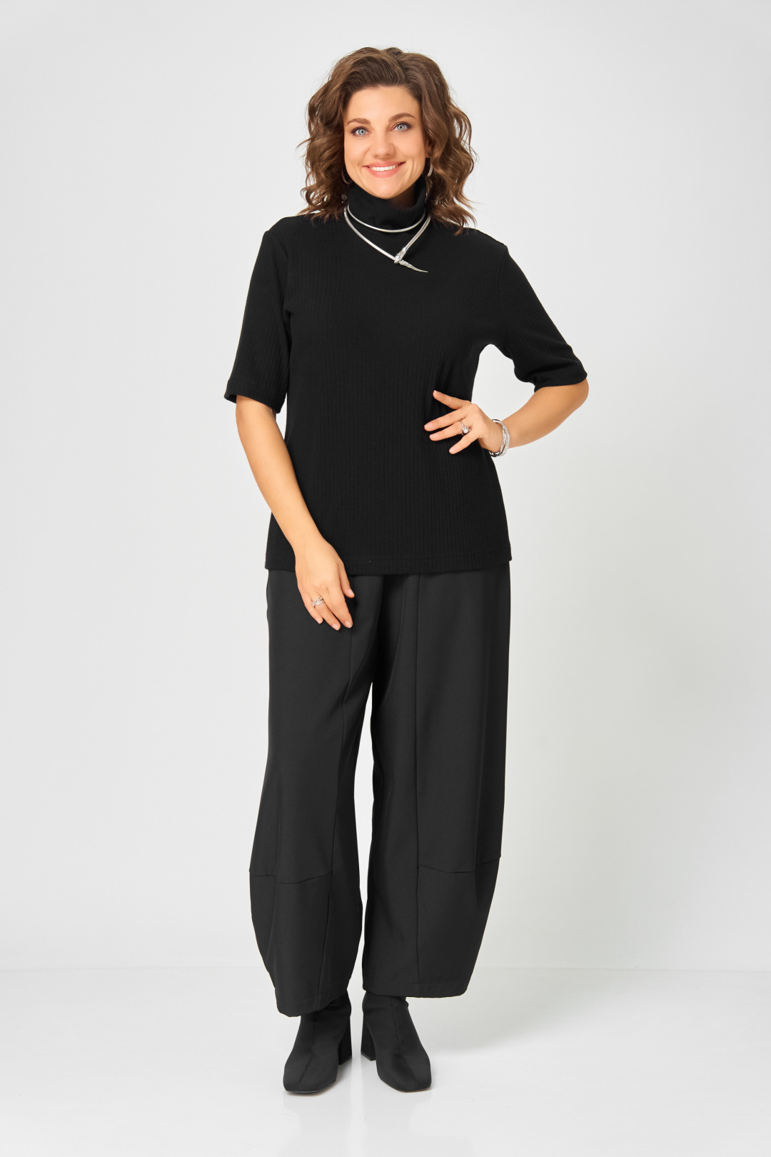 Джемпер BLISS 08063 черный - фото 3