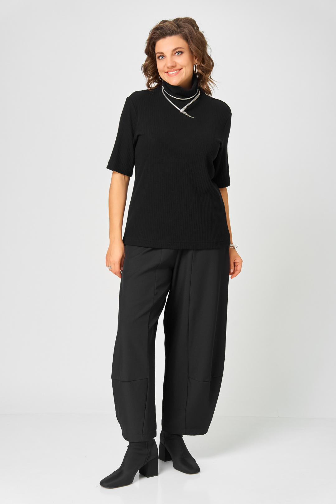 Джемпер BLISS 08063 черный - фото 4