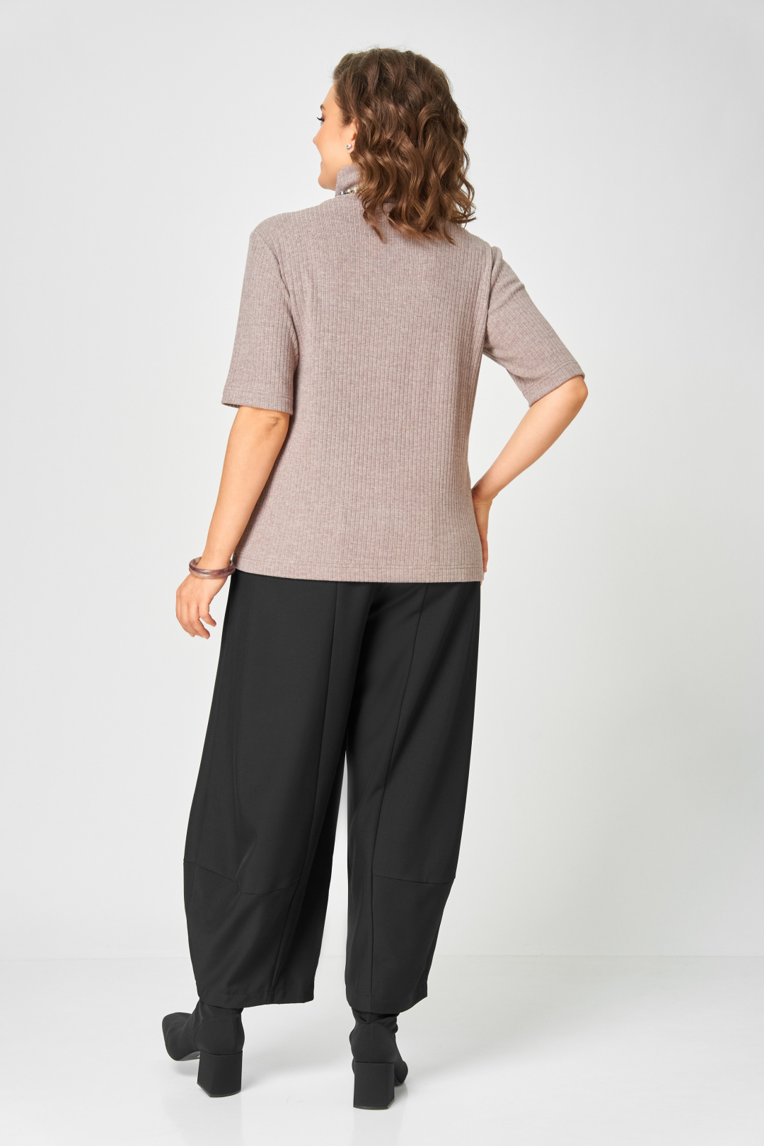 Джемпер BLISS 08063 кофейный - фото 5