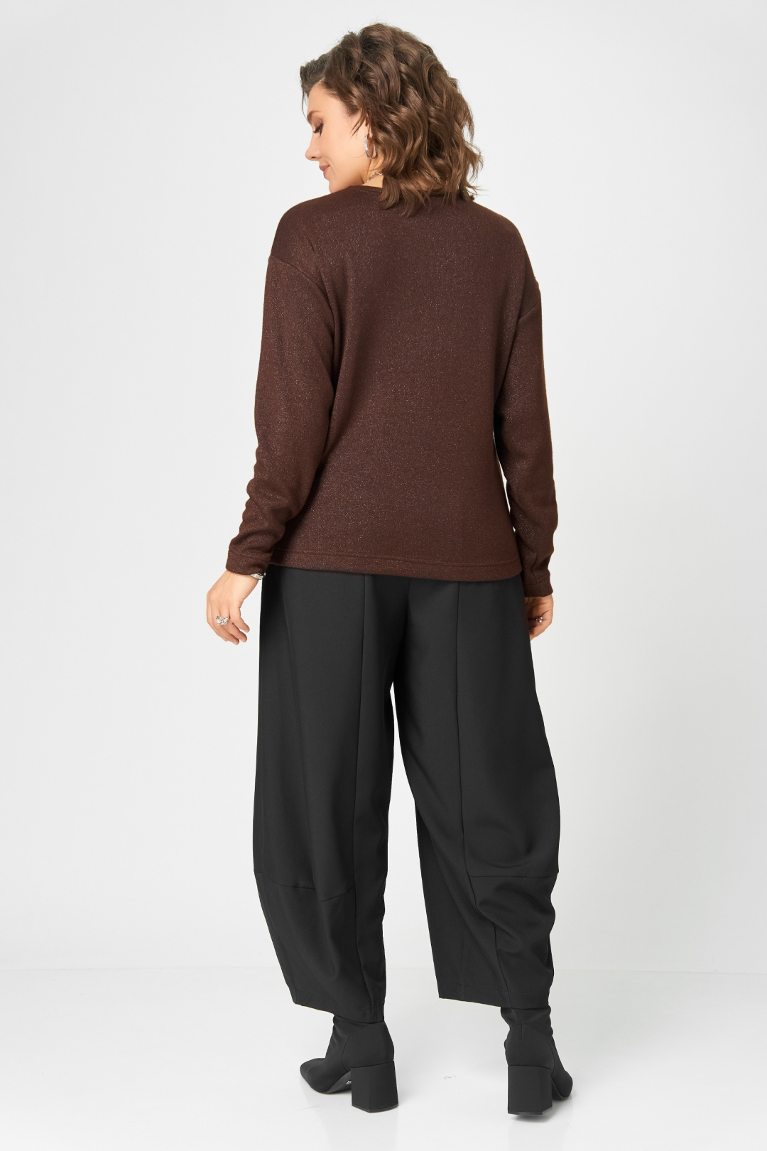 Джемпер BLISS 08378 коричневый - фото 5