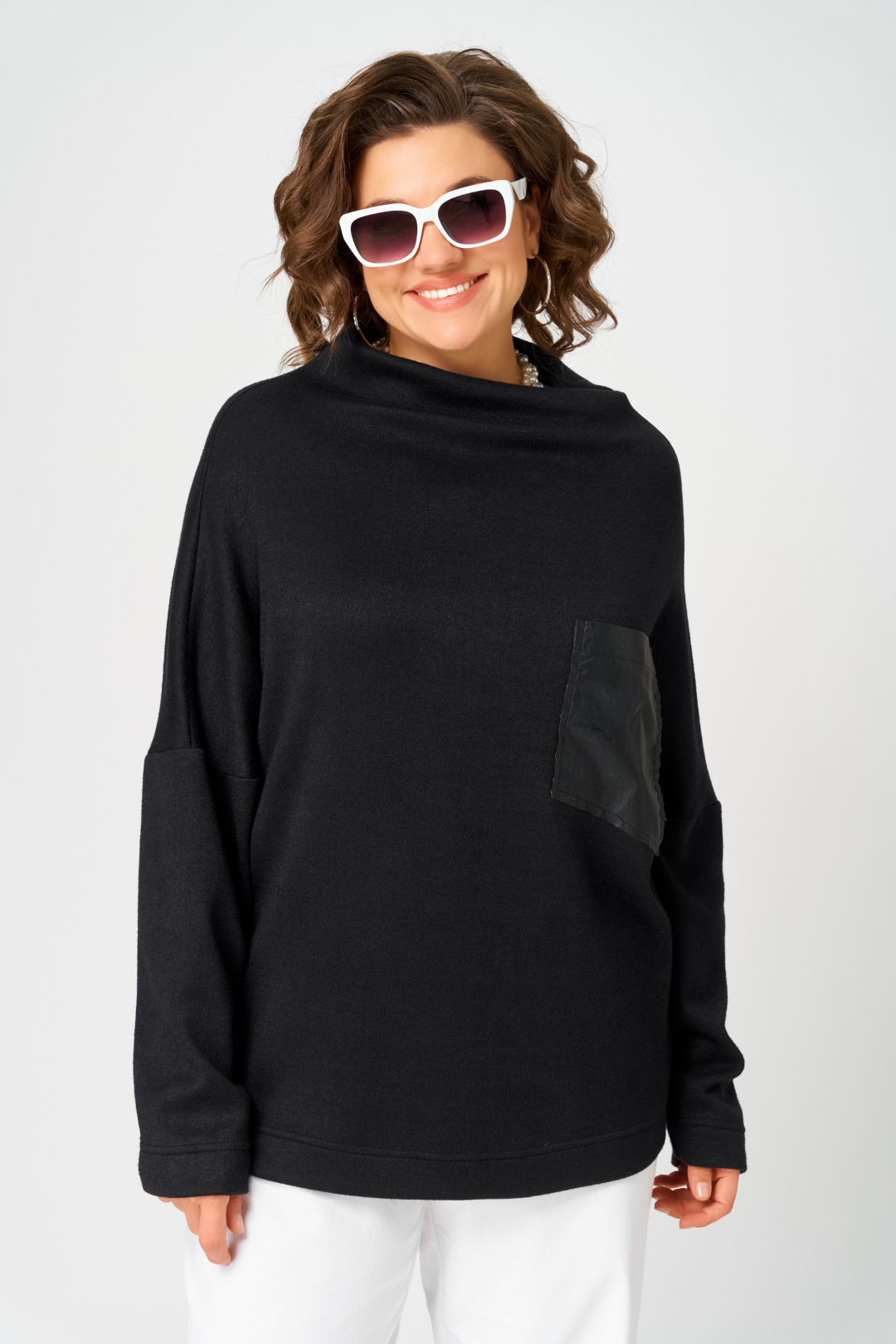 Джемпер BLISS 0857 черный - фото 2